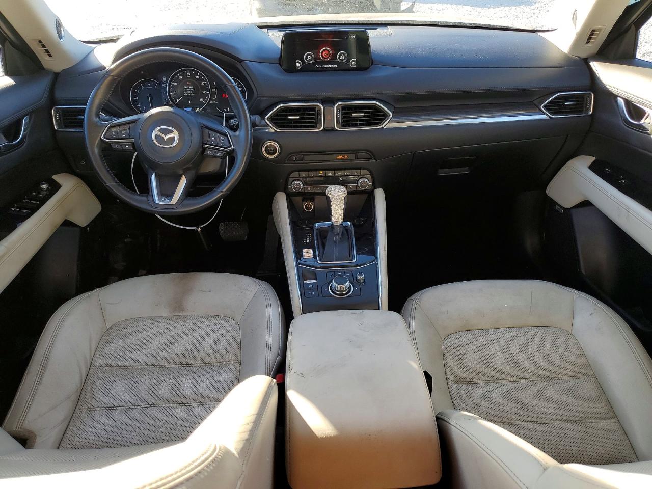 2019 Mazda Cx-5 Grand Touring Gray vin: JM3KFADMXK1670346