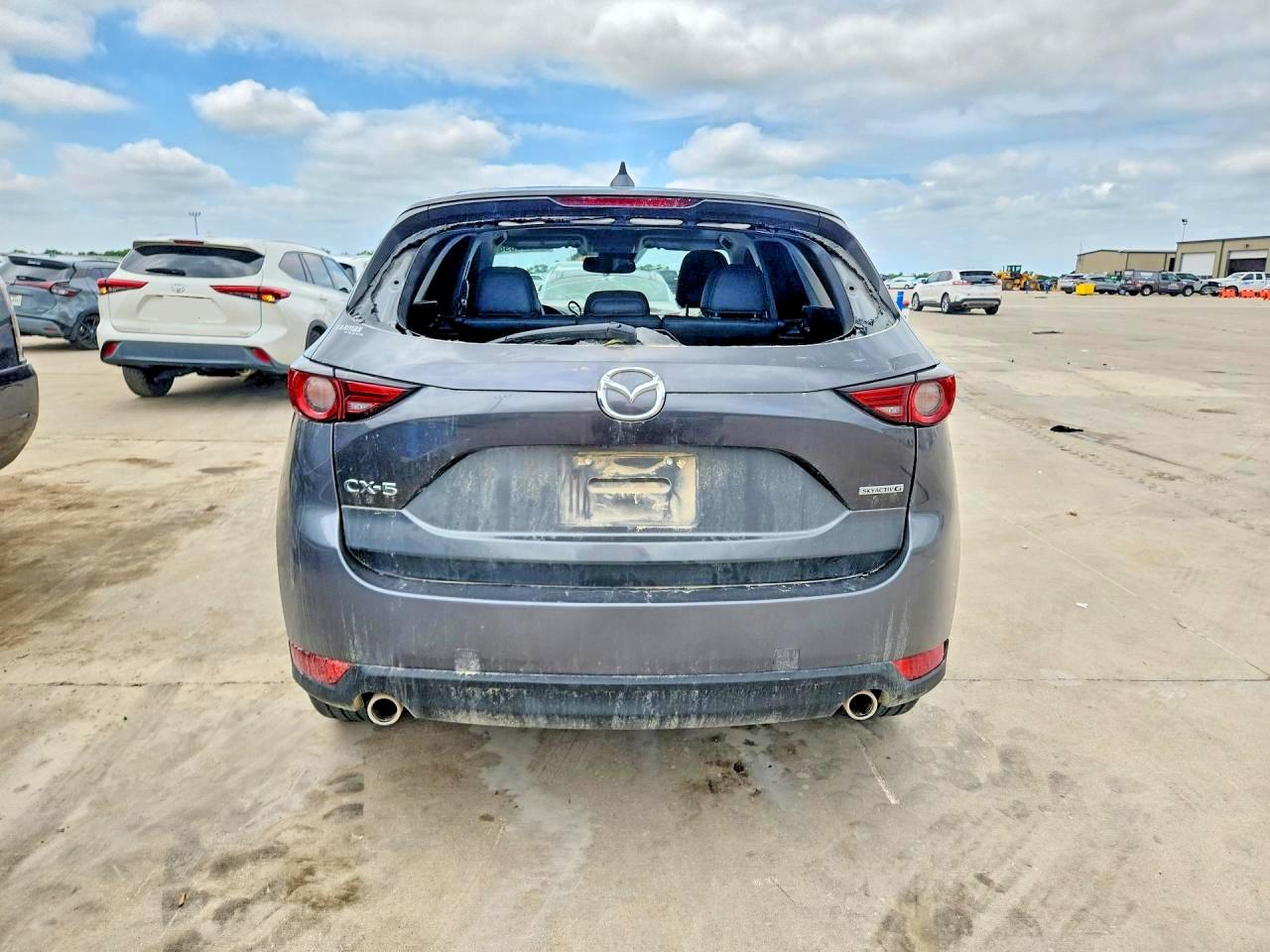2020 Mazda Cx-5 Grand Touring Gray vin: JM3KFADMXL0866634