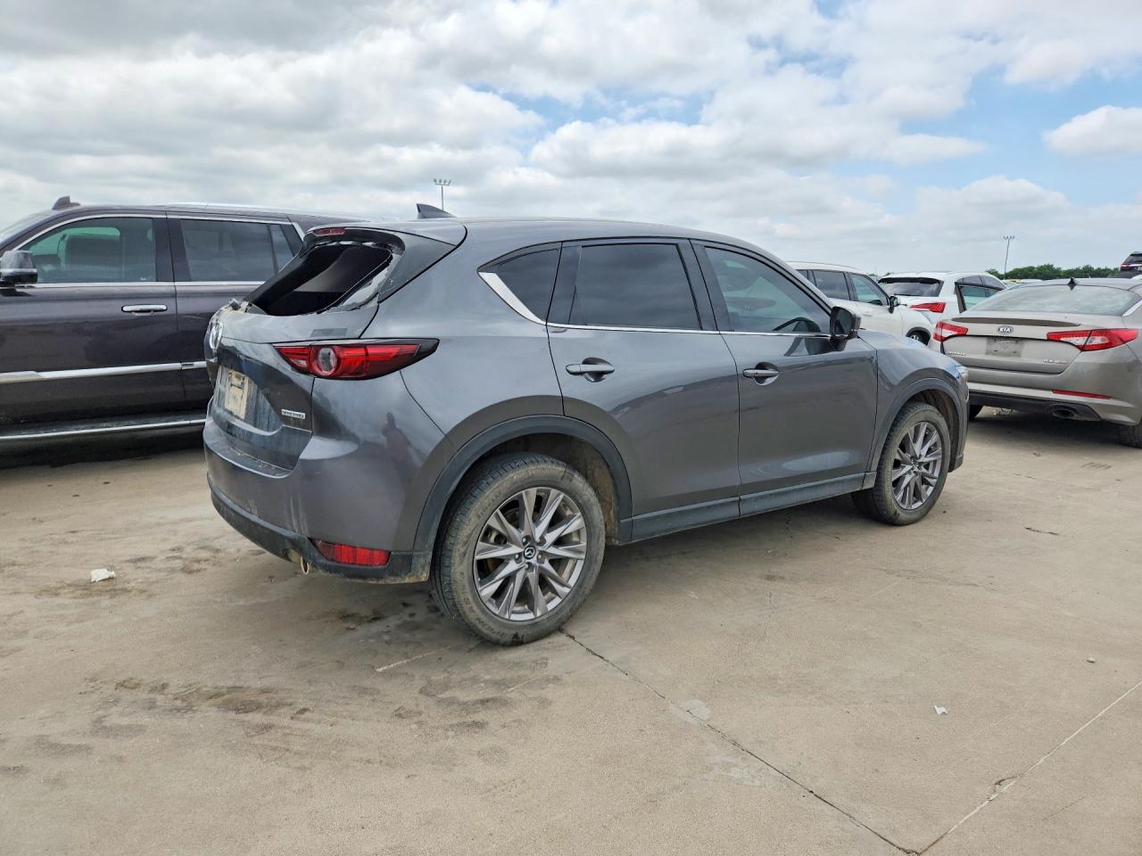 2020 Mazda Cx-5 Grand Touring Gray vin: JM3KFADMXL0866634