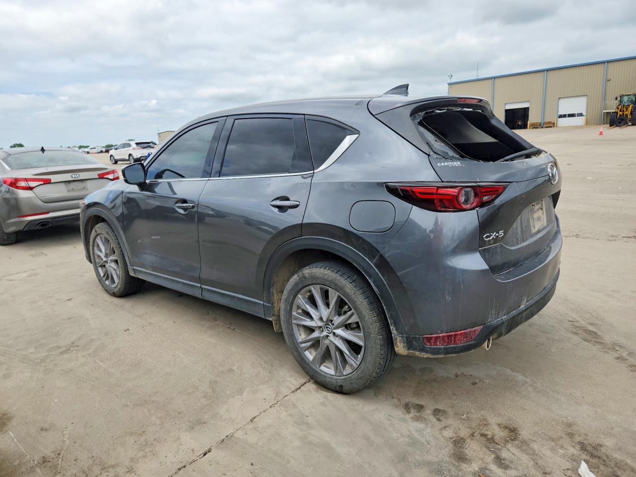 2020 Mazda Cx-5 Grand Touring Gray vin: JM3KFADMXL0866634