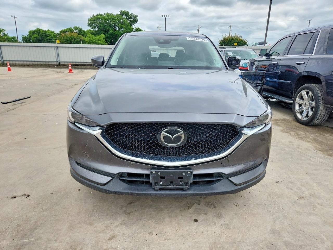 2020 Mazda Cx-5 Grand Touring Gray vin: JM3KFADMXL0866634