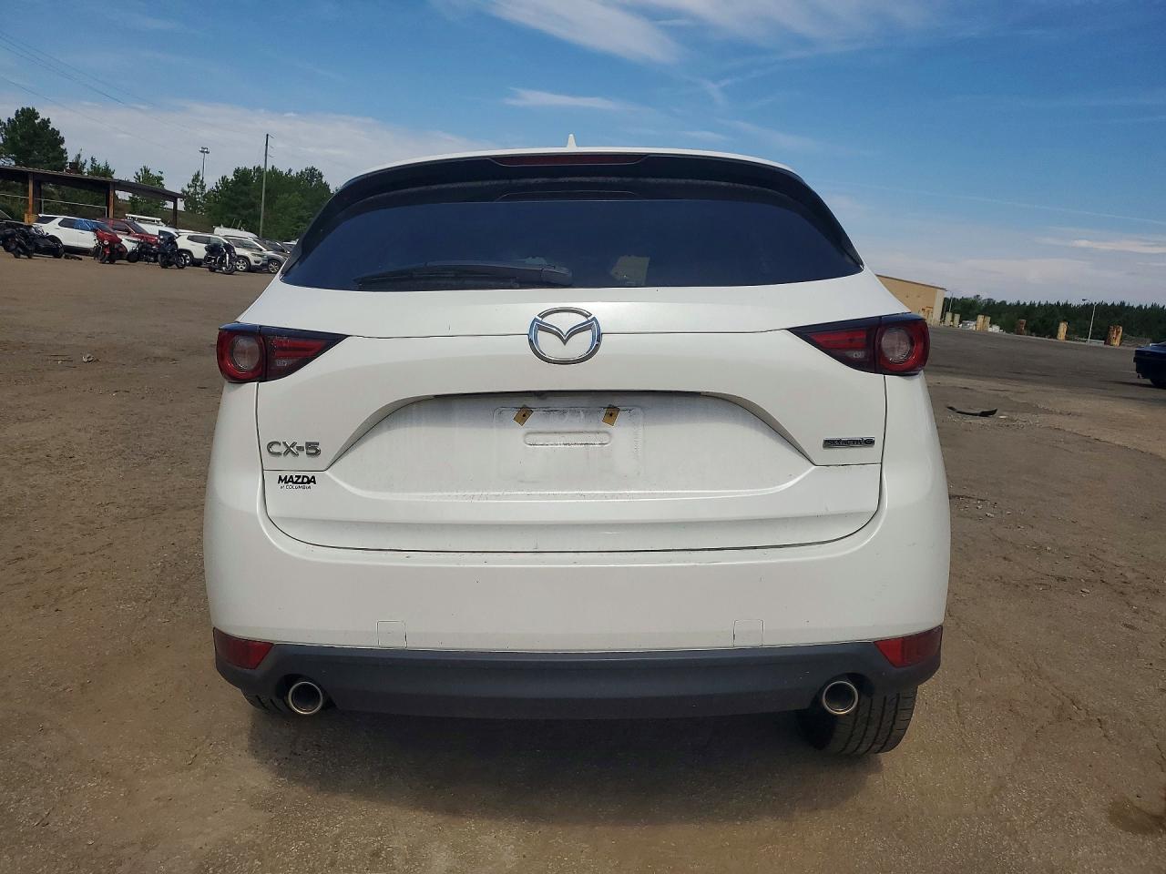 2021 Mazda Cx-5 Grand Touring White vin: JM3KFADMXM1394026
