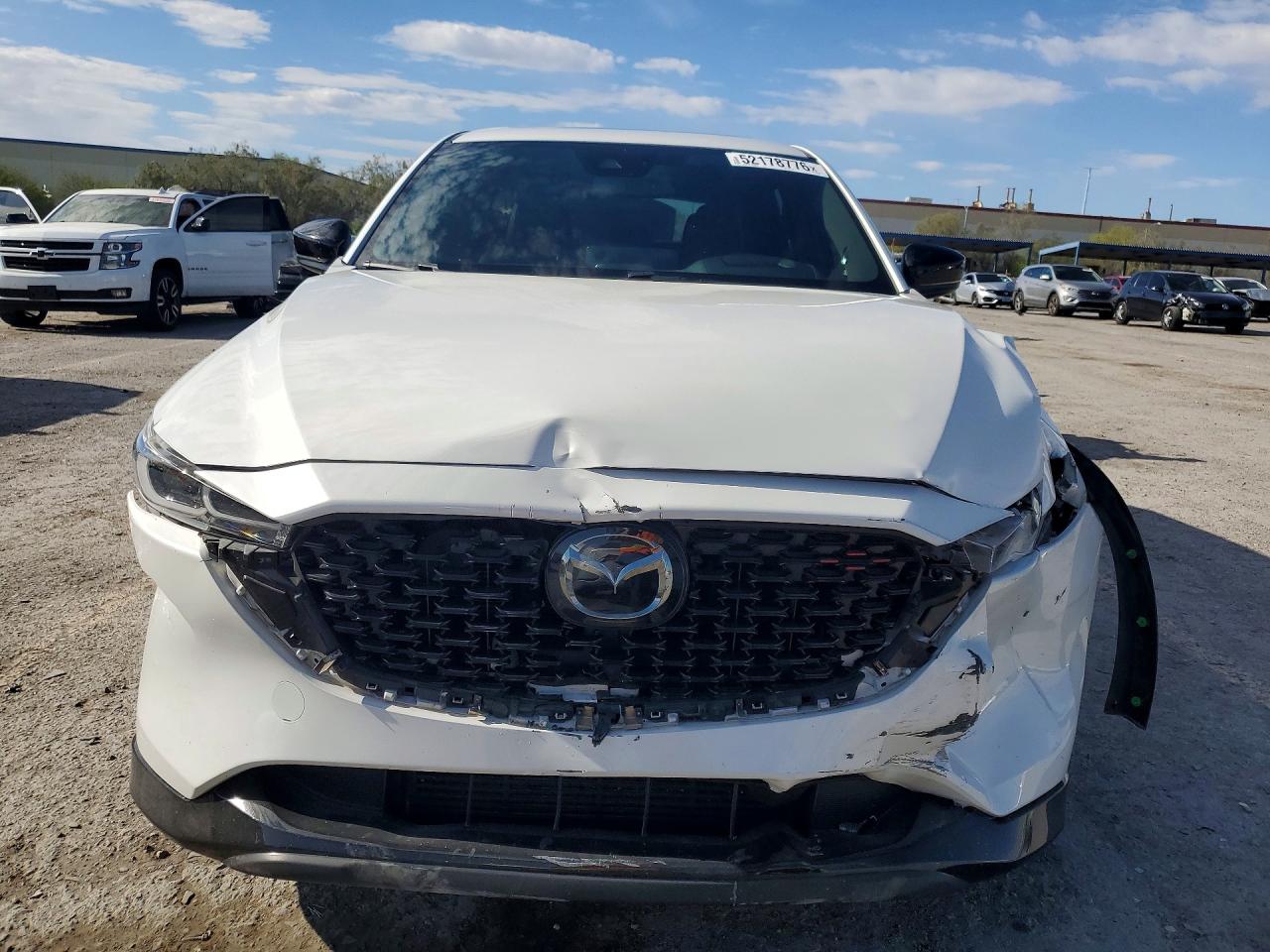 2023 Mazda Cx-5 White vin: JM3KFBAY0P0101659