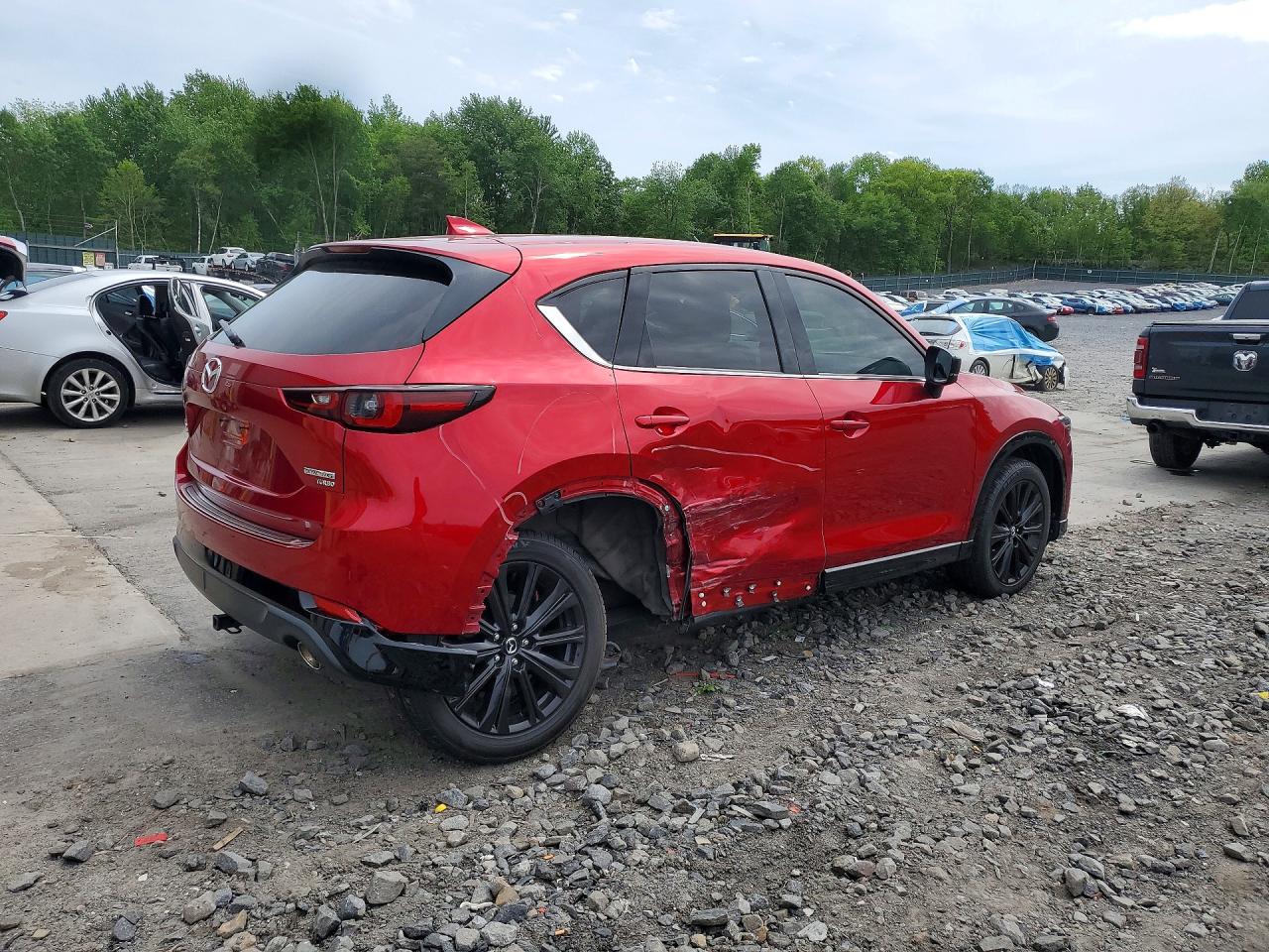 2022 Mazda Cx-5 Red vin: JM3KFBAY1N0599822