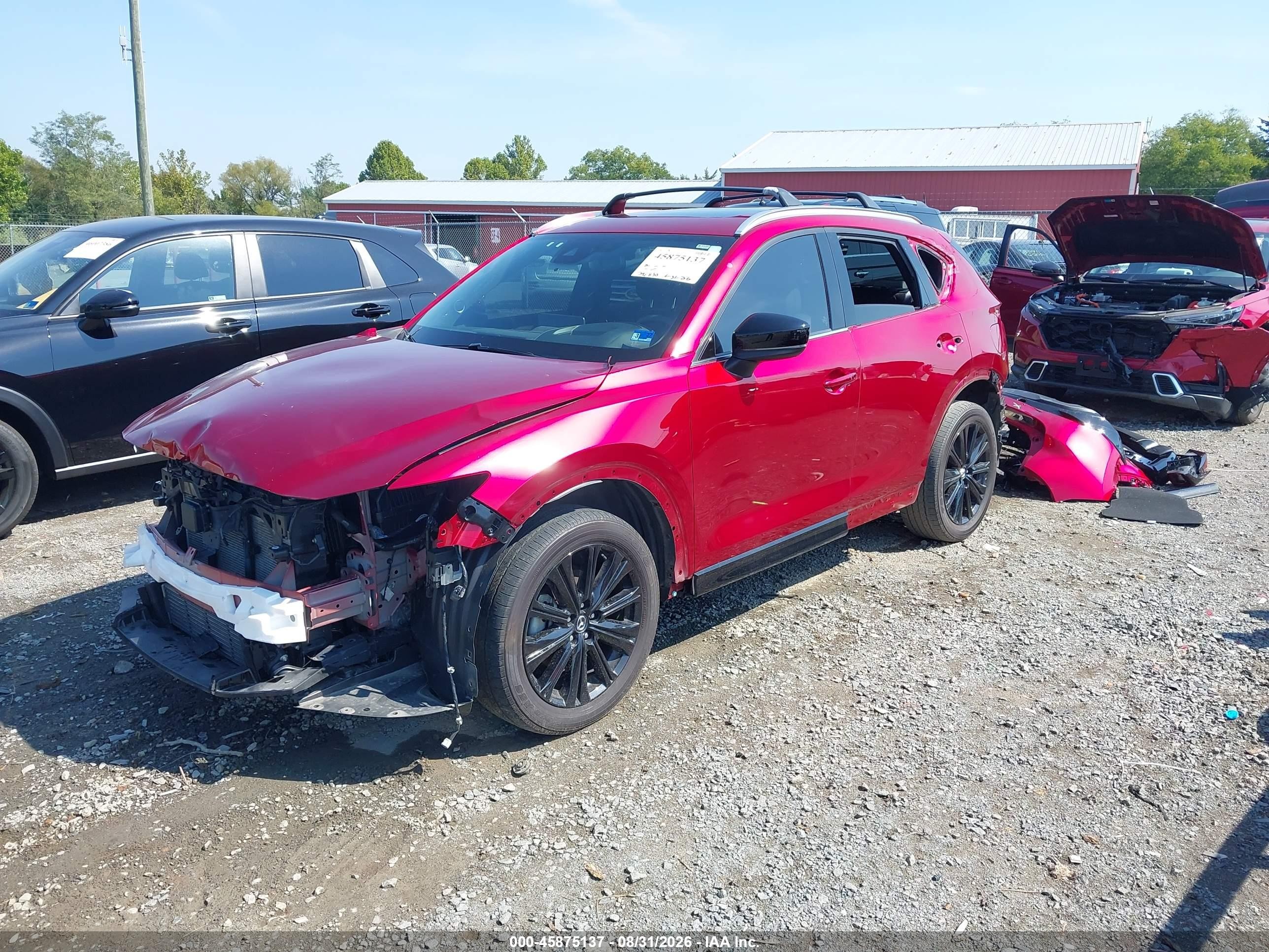 2023 Mazda Cx-5 2.5 Turbo Red vin: JM3KFBAY1P0208574