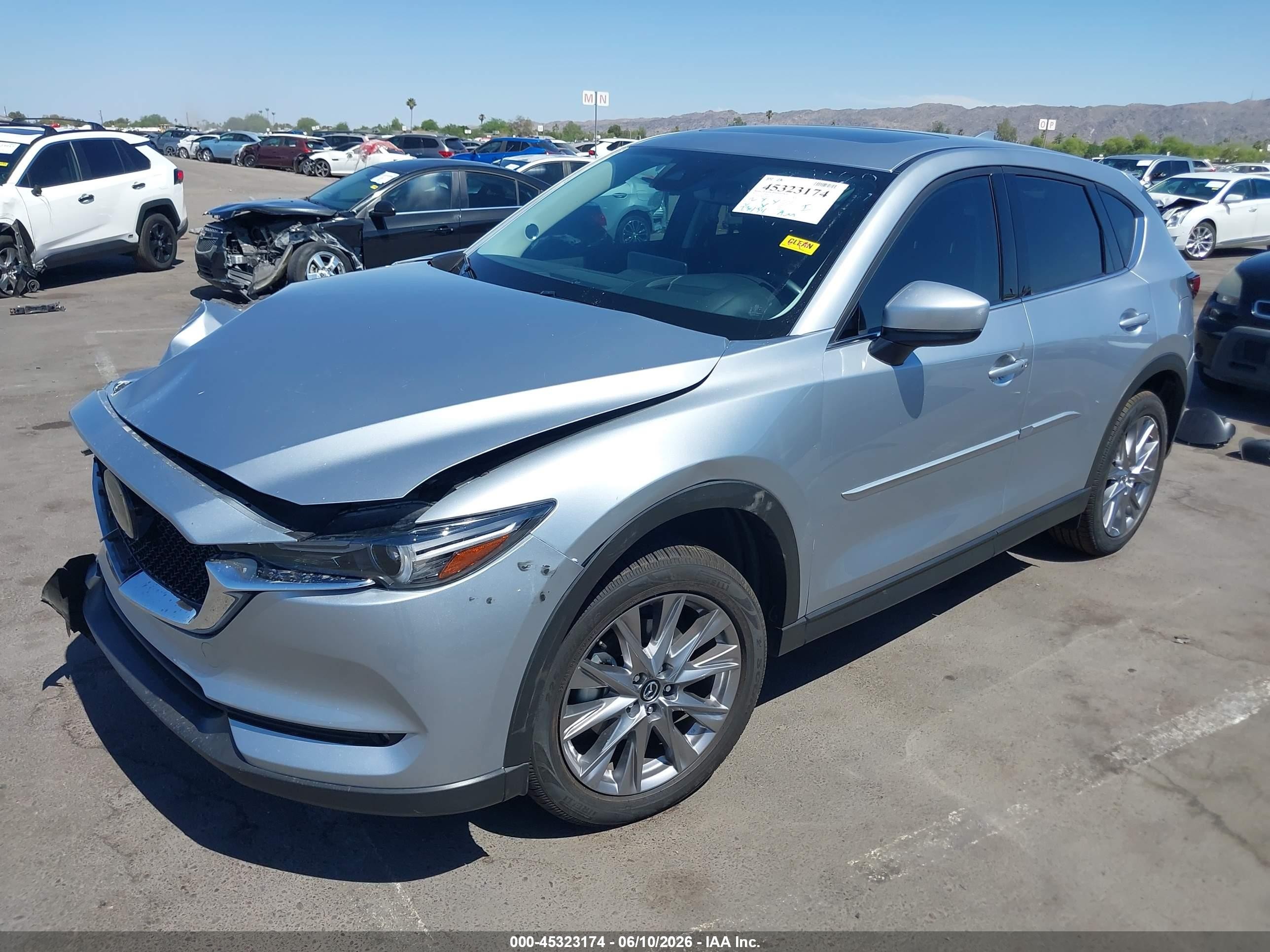 2021 Mazda Cx-5 Grand Touring Reserve Silver vin: JM3KFBAY5M0381770