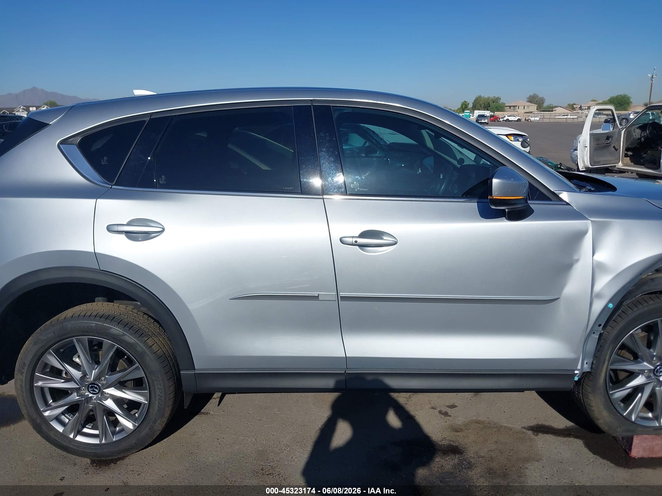 2021 Mazda Cx-5 Grand Touring Reserve Silver vin: JM3KFBAY5M0381770
