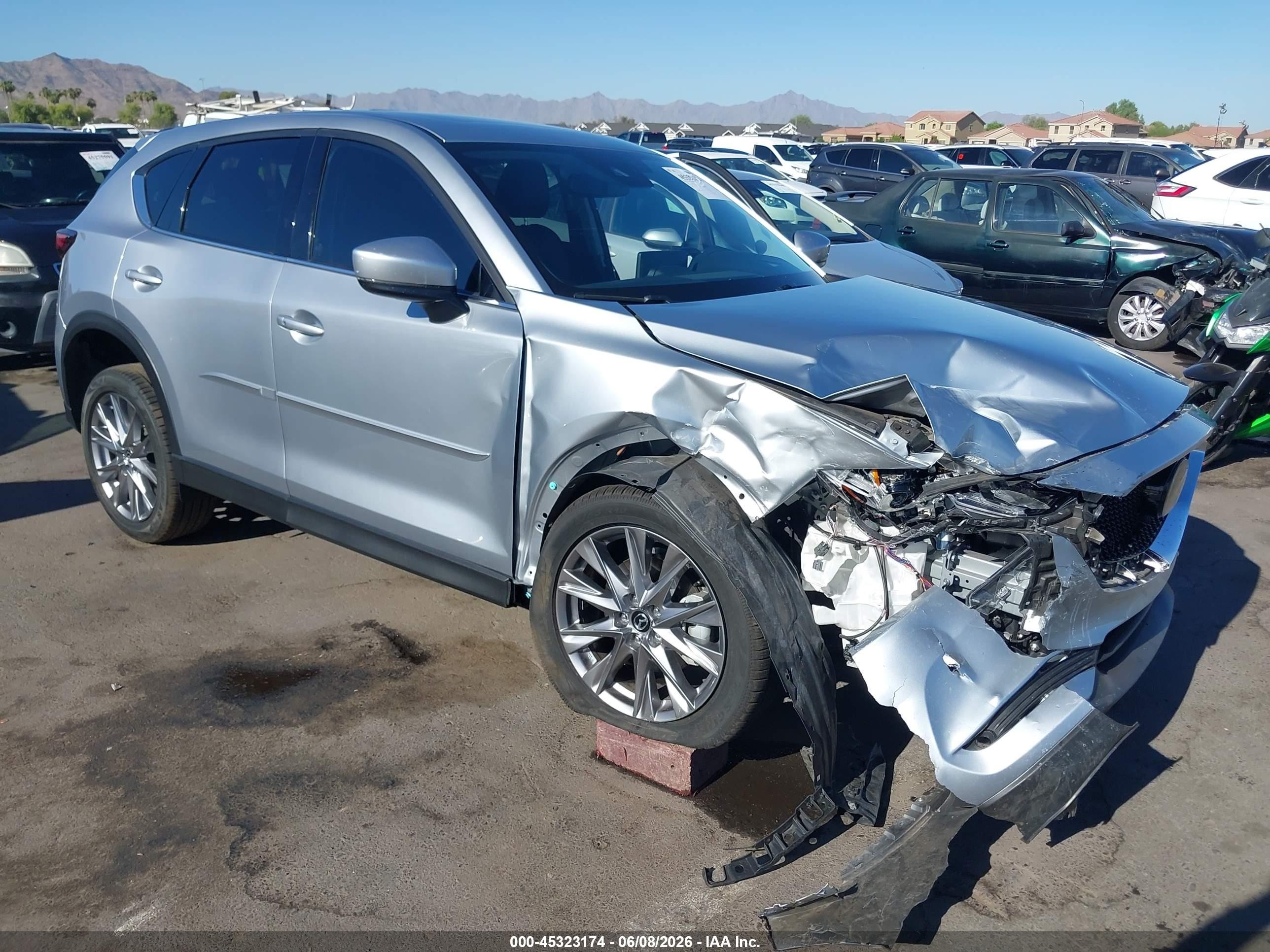 2021 Mazda Cx-5 Grand Touring Reserve Silver vin: JM3KFBAY5M0381770