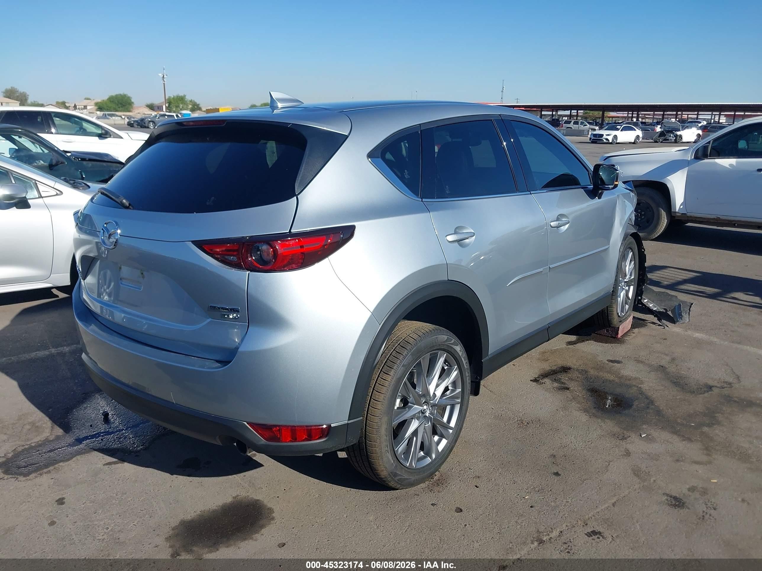 2021 Mazda Cx-5 Grand Touring Reserve Silver vin: JM3KFBAY5M0381770
