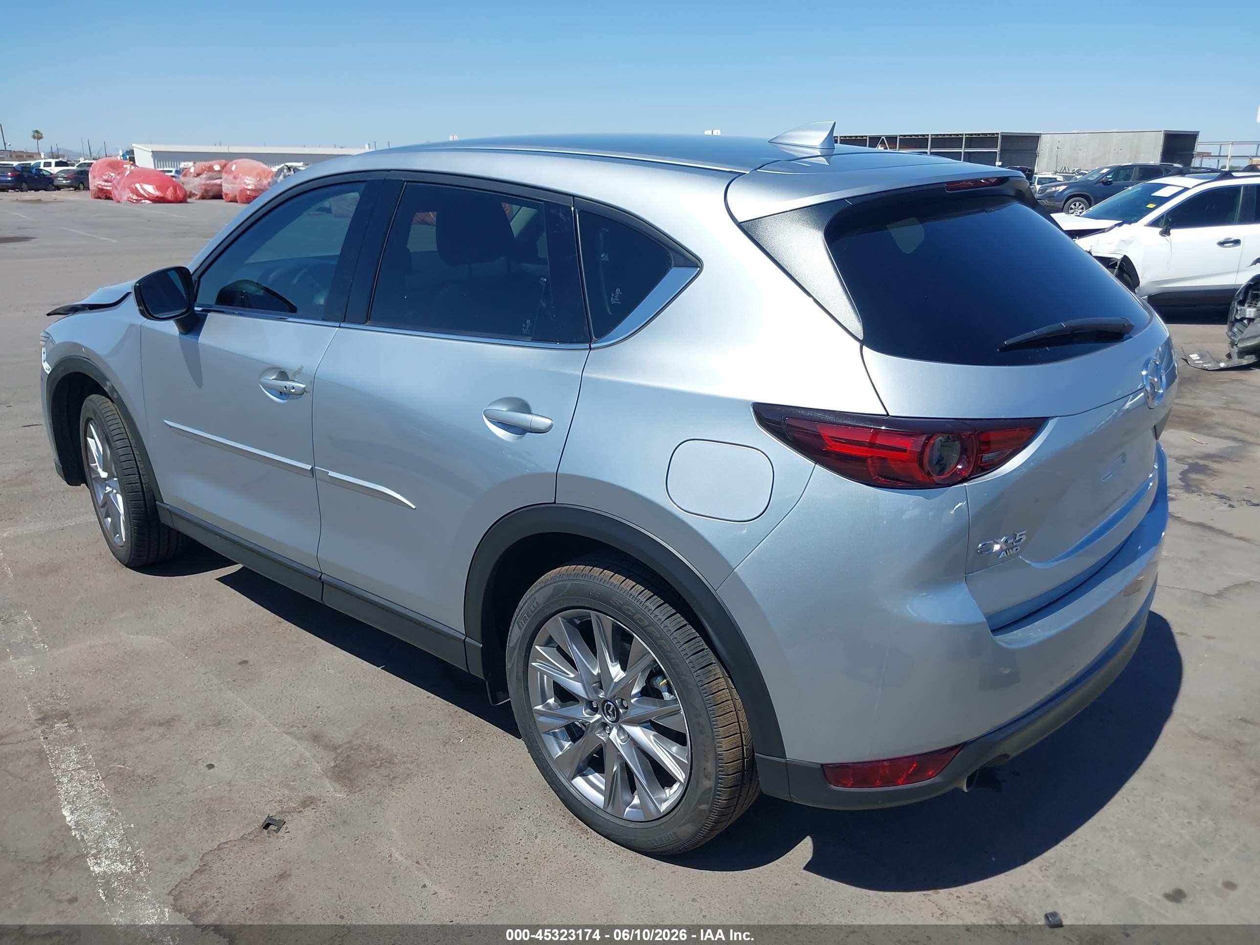 2021 Mazda Cx-5 Grand Touring Reserve Silver vin: JM3KFBAY5M0381770