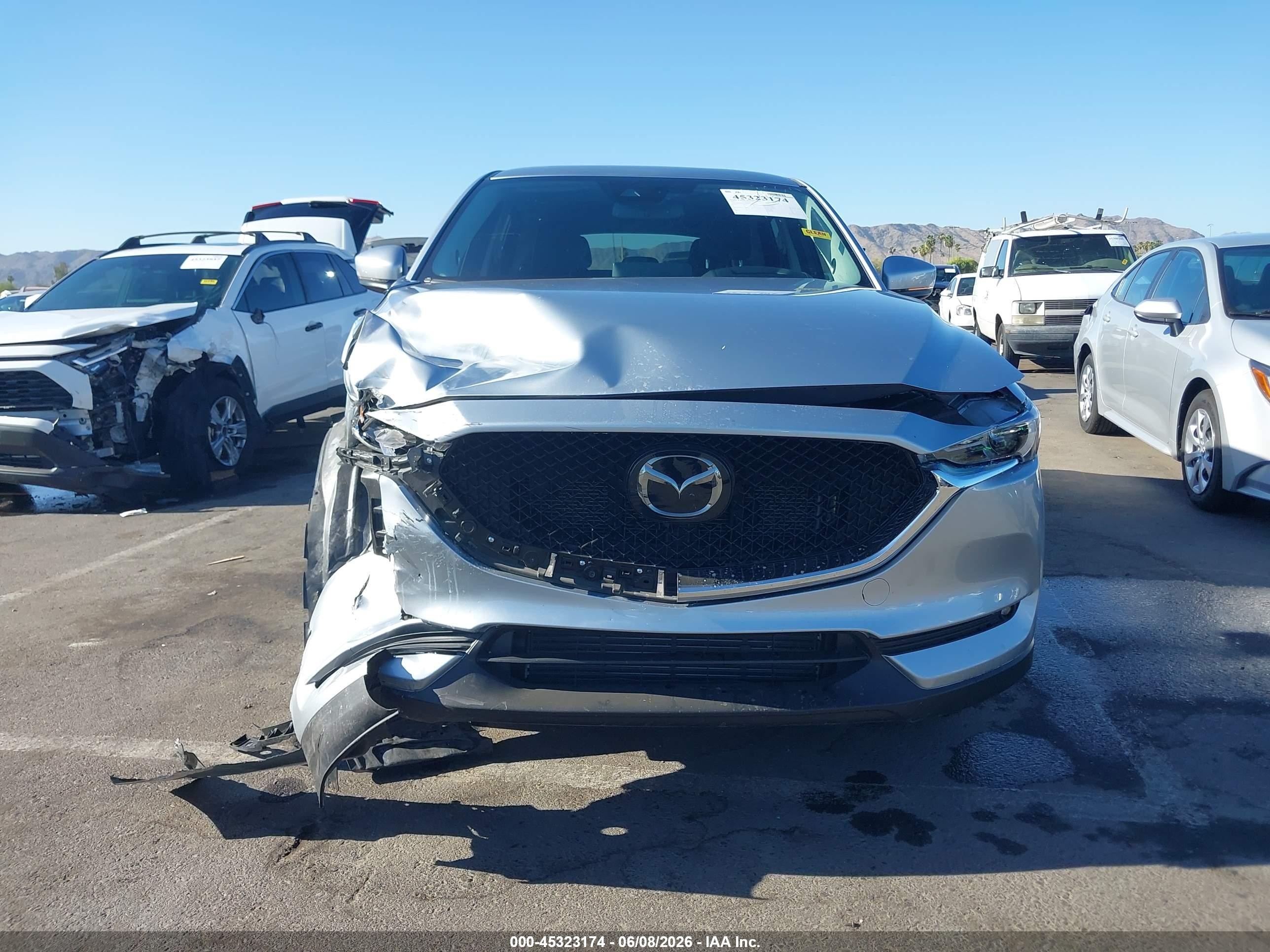 2021 Mazda Cx-5 Grand Touring Reserve Silver vin: JM3KFBAY5M0381770
