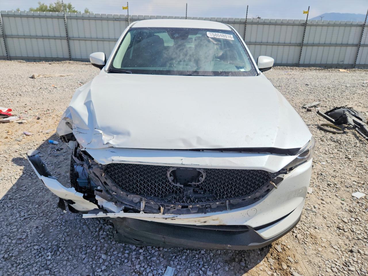 2017 Mazda Cx-5 Sport White vin: JM3KFBBL1H0199749