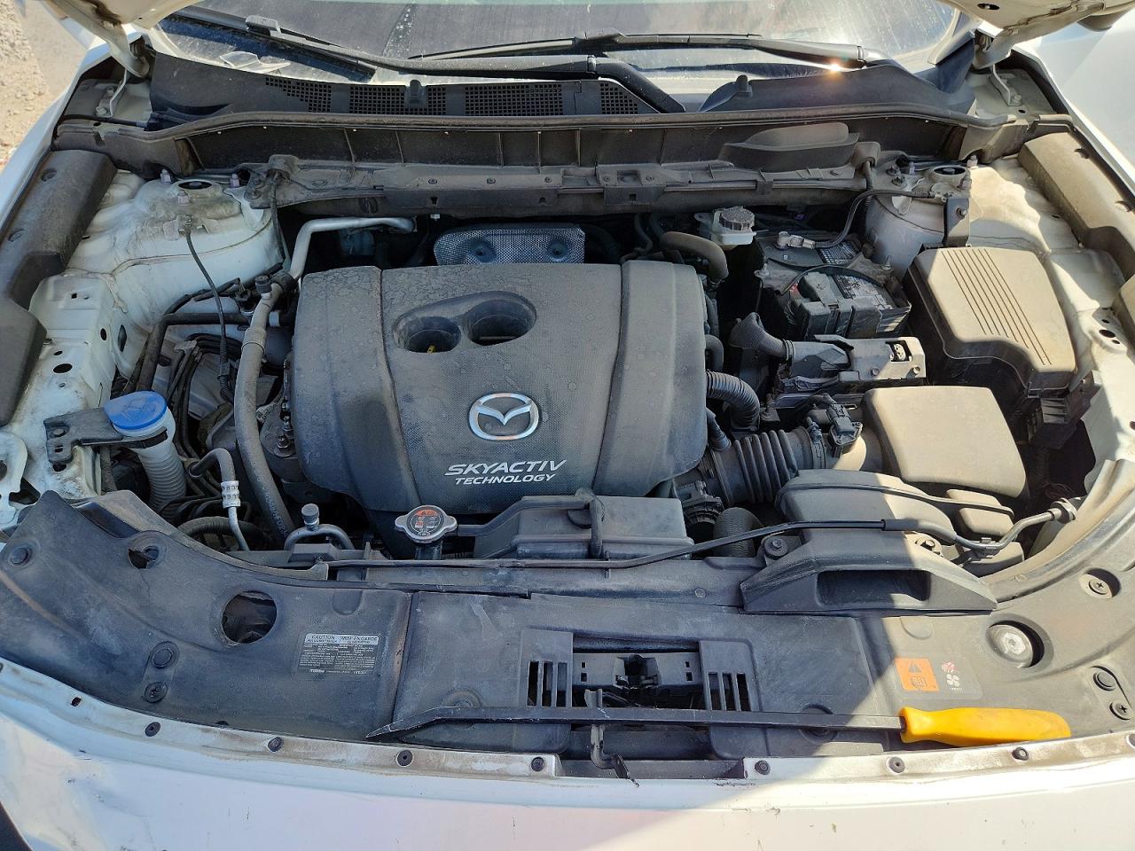 2017 Mazda Cx-5 Sport White vin: JM3KFBBL1H0199749