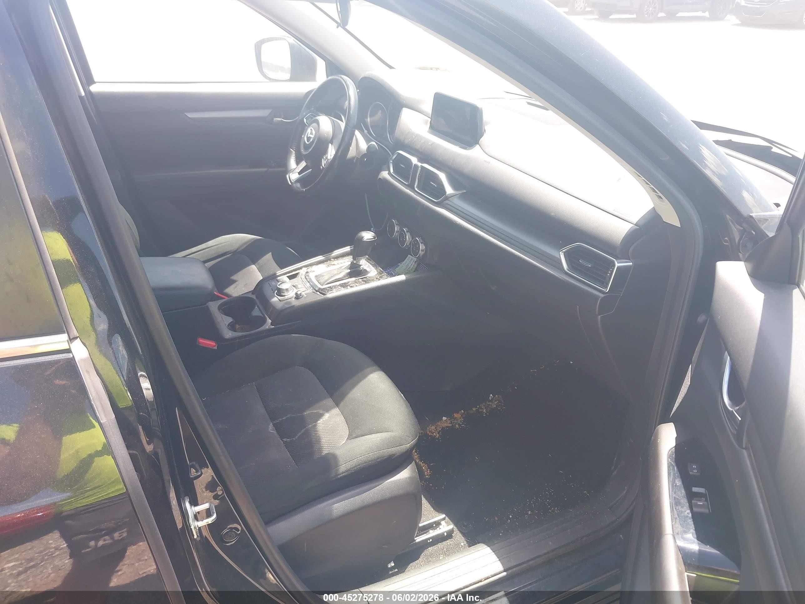 2018 Mazda Cx-5 Sport Black vin: JM3KFBBM0J0459847