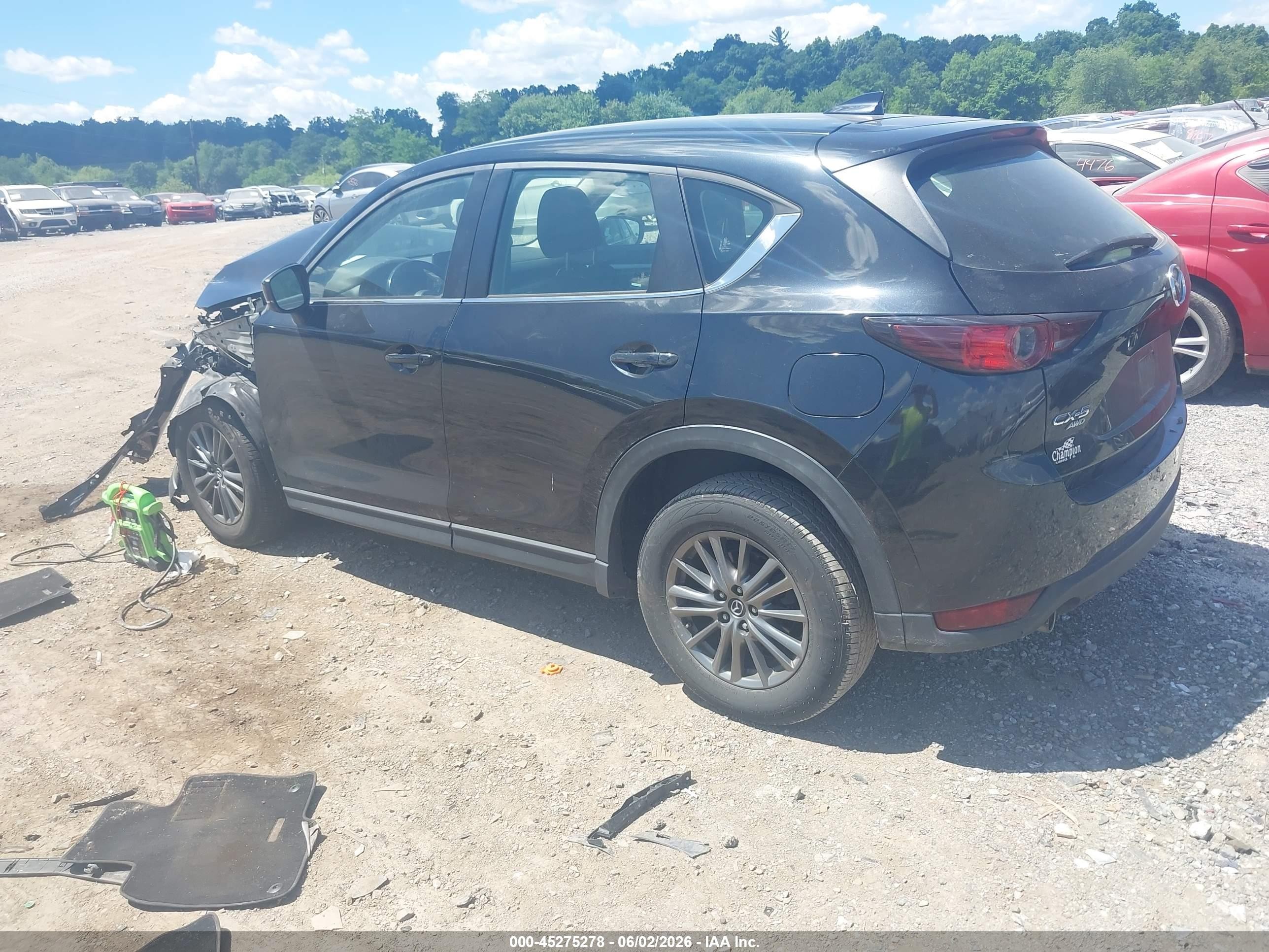 2018 Mazda Cx-5 Sport Black vin: JM3KFBBM0J0459847