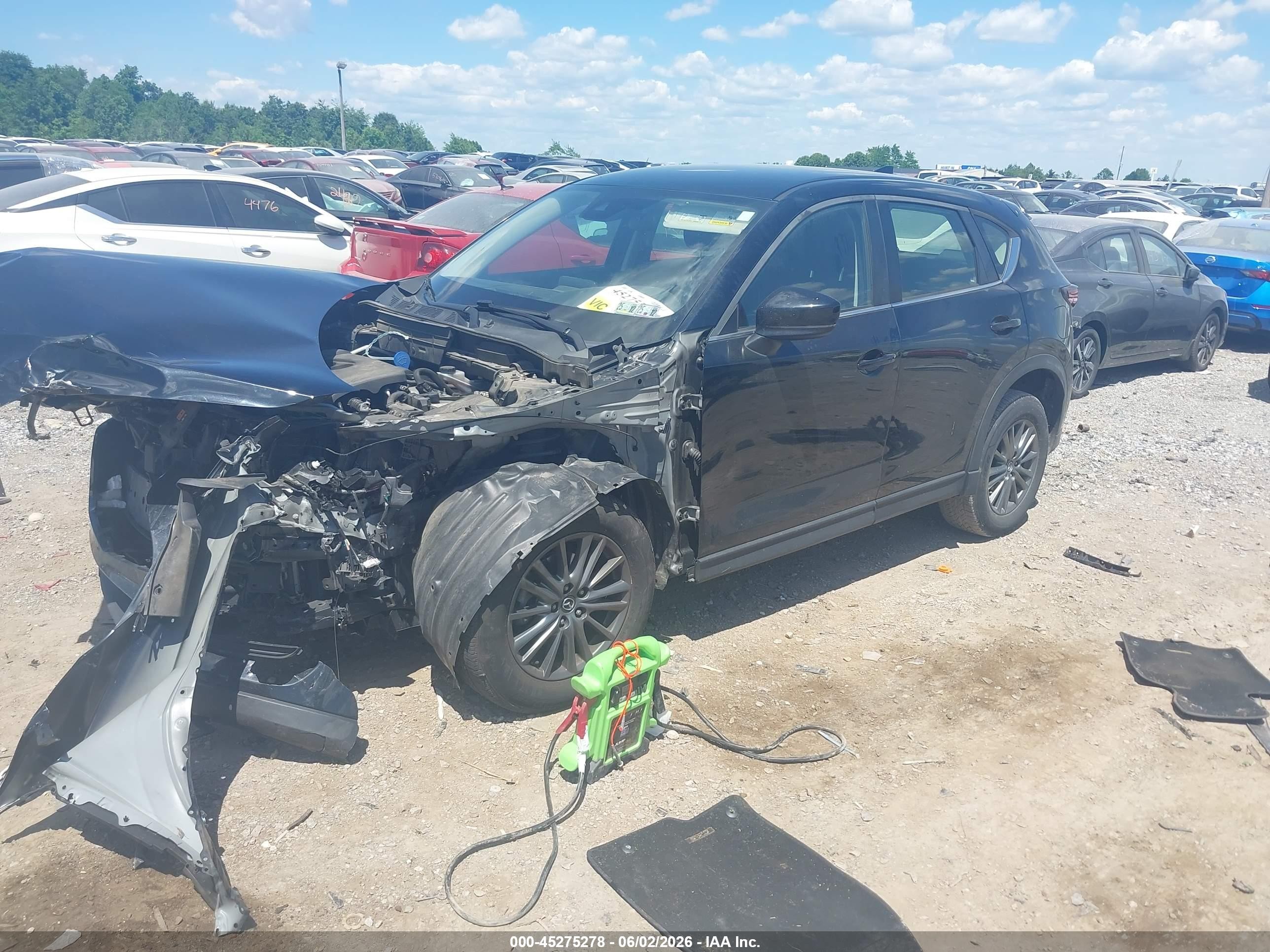 2018 Mazda Cx-5 Sport Black vin: JM3KFBBM0J0459847