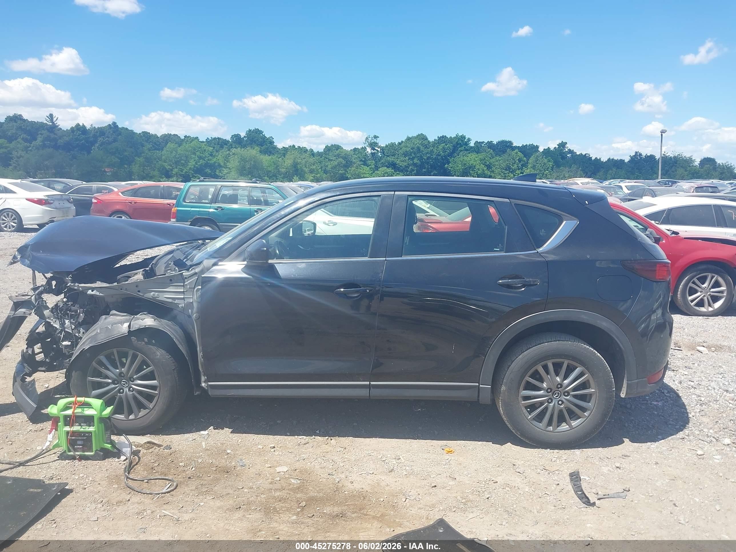 2018 Mazda Cx-5 Sport Black vin: JM3KFBBM0J0459847
