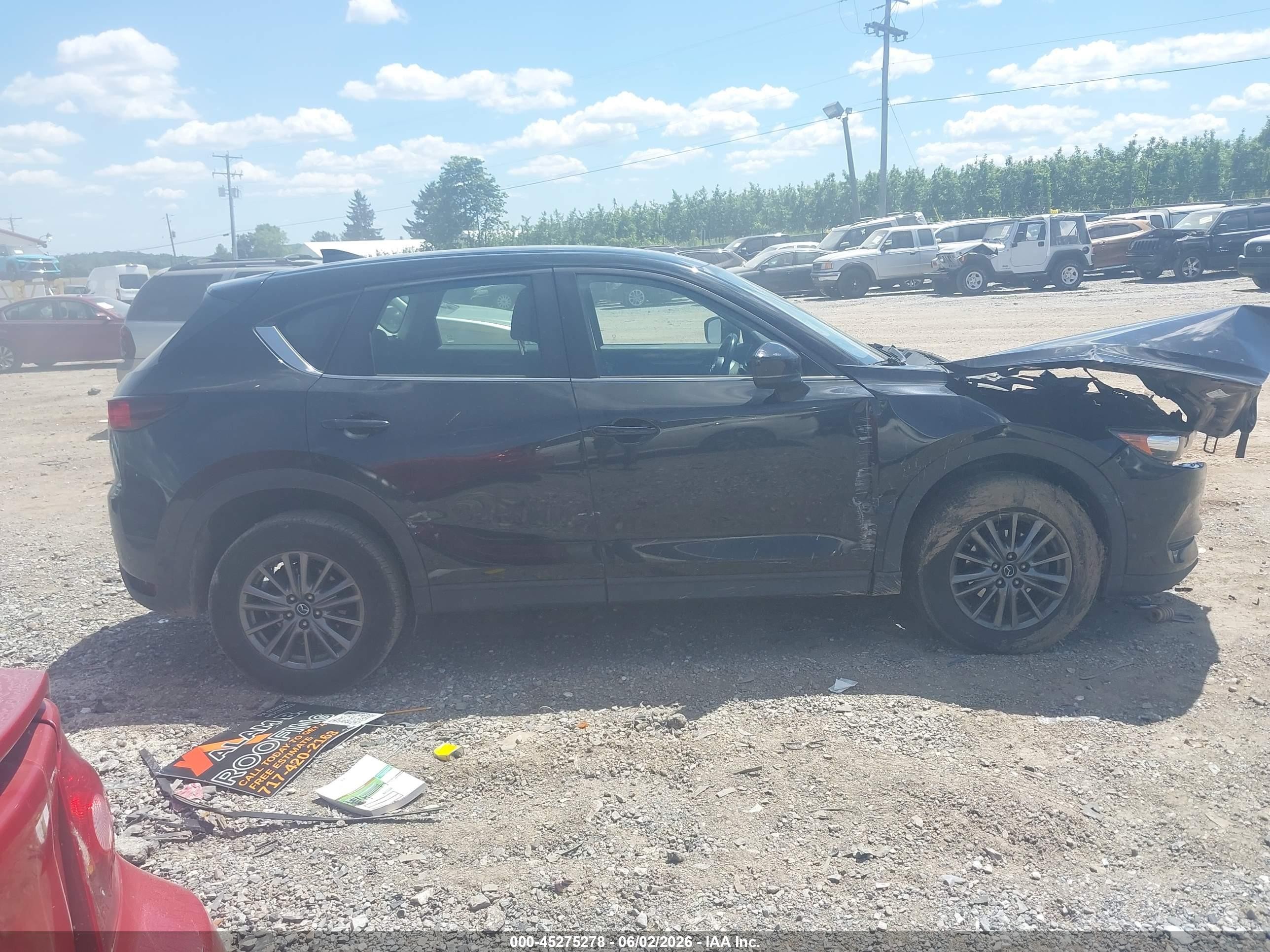 2018 Mazda Cx-5 Sport Black vin: JM3KFBBM0J0459847
