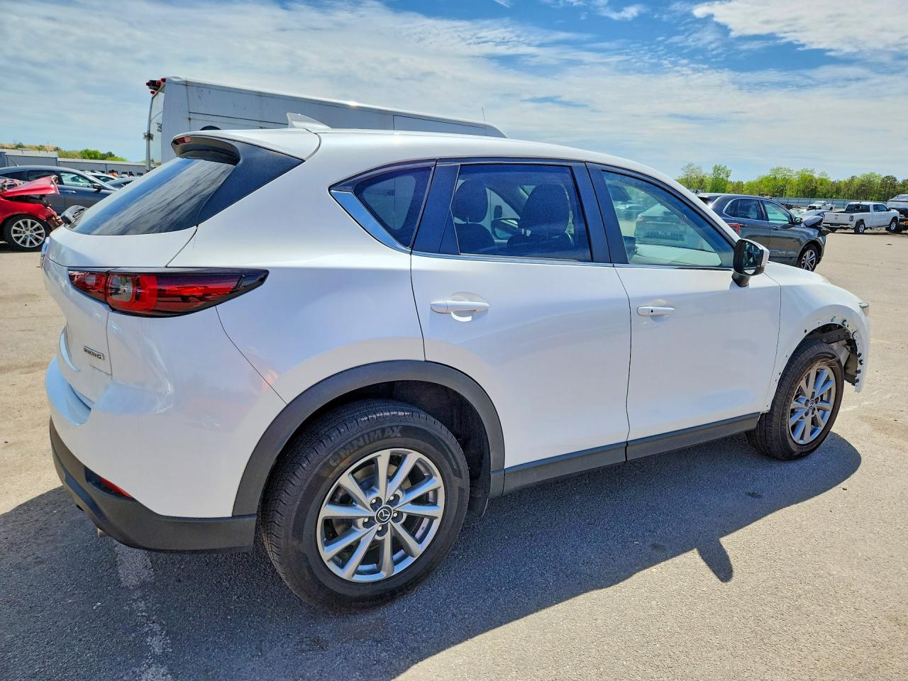 2022 Mazda Cx-5 Select White vin: JM3KFBBM0N0565124