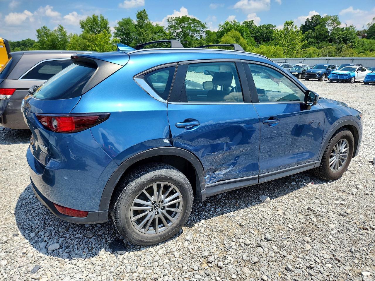 2018 Mazda Cx-5 Sport Blue vin: JM3KFBBM2J0356798