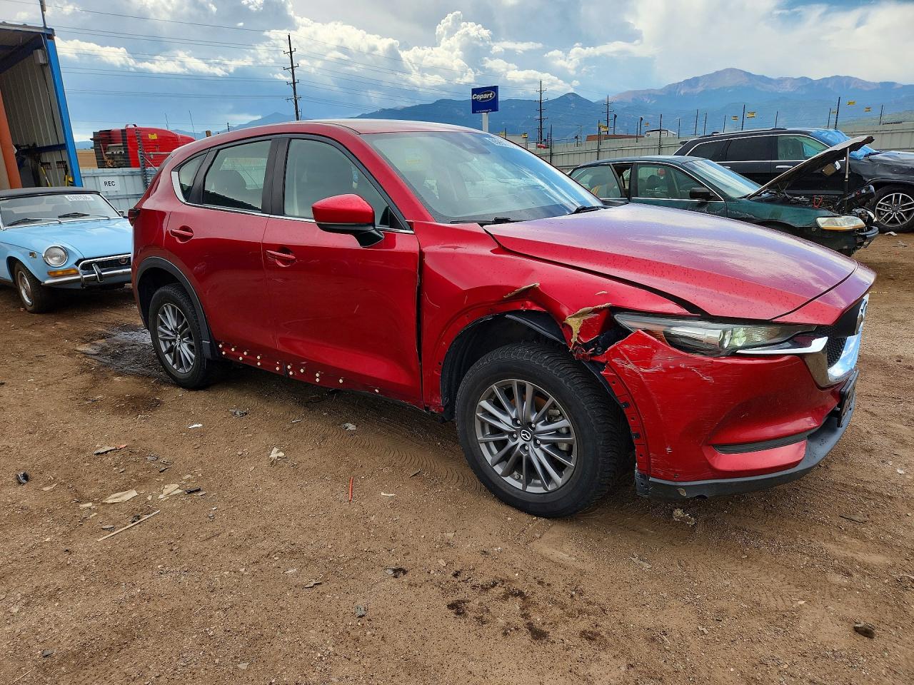 2019 Mazda Cx-5 Sport Red vin: JM3KFBBM5K1574603