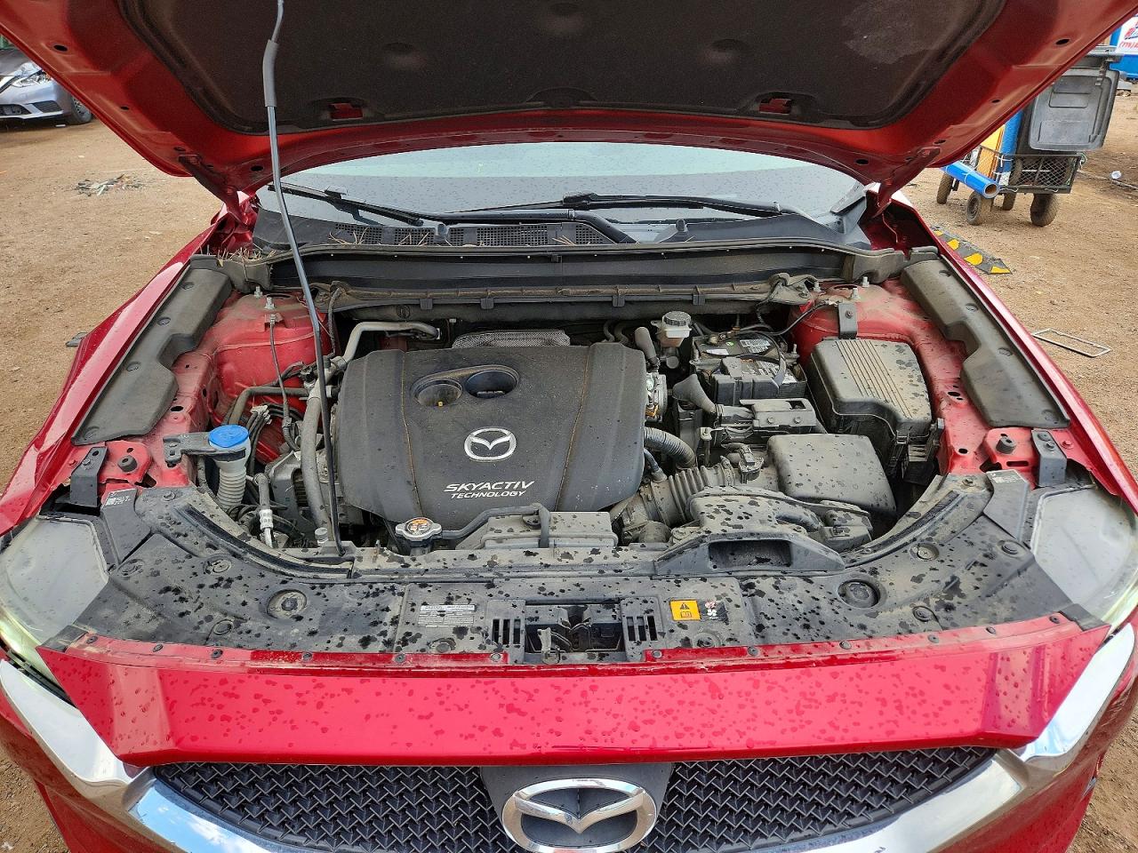 2019 Mazda Cx-5 Sport Red vin: JM3KFBBM5K1574603
