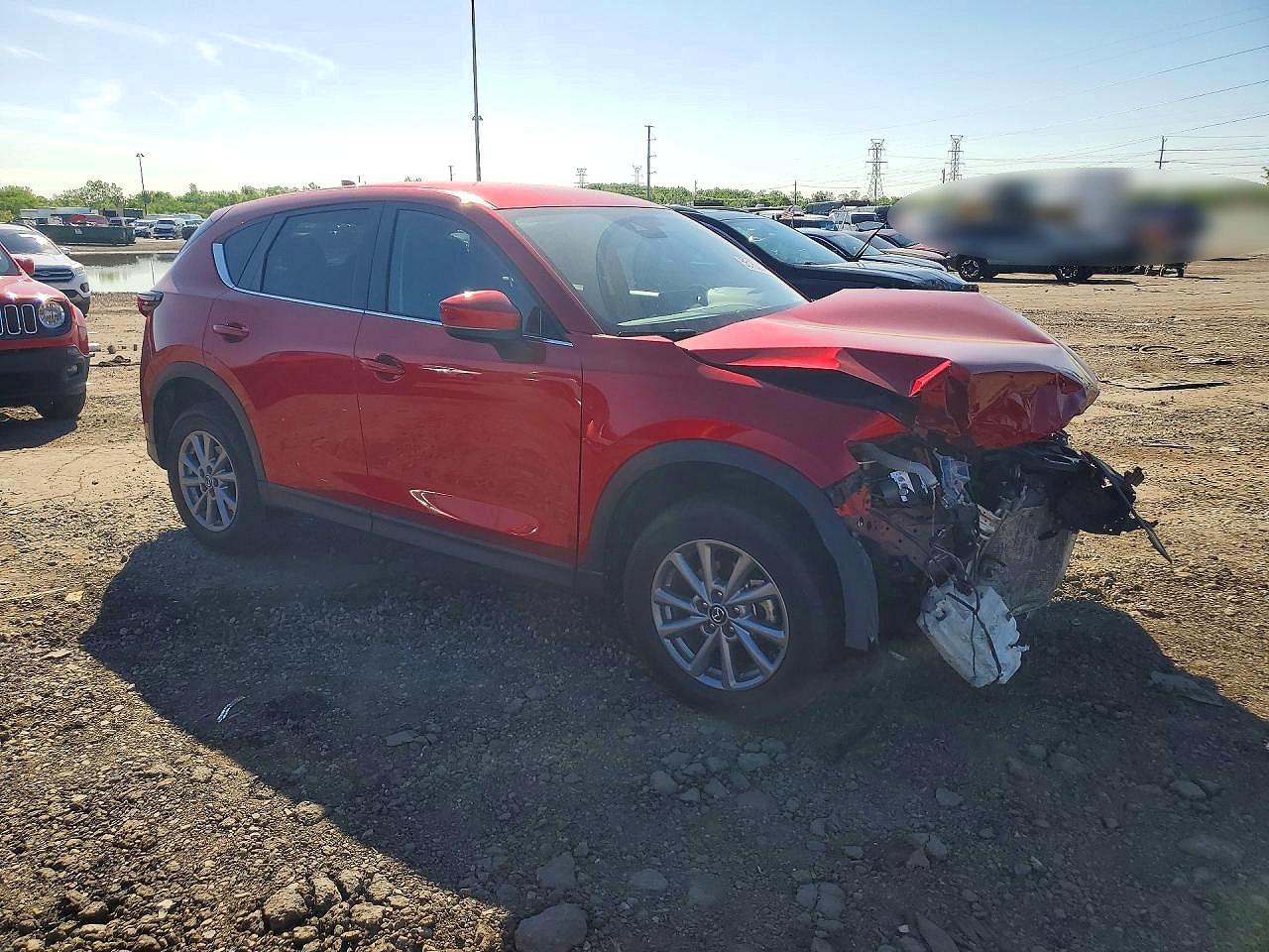 2022 Mazda Cx-5 Select Red vin: JM3KFBBM6N0606792