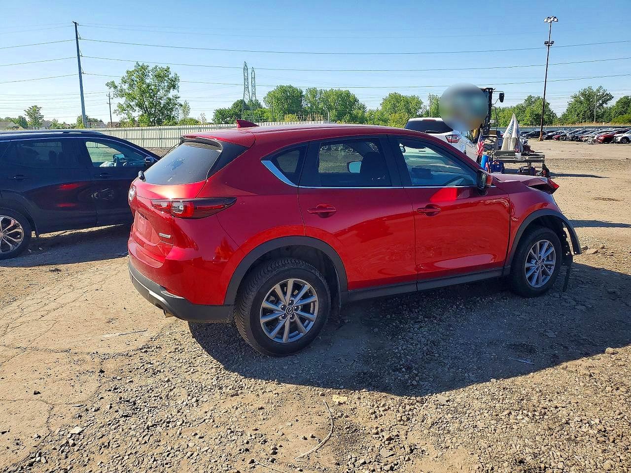 2022 Mazda Cx-5 Select Red vin: JM3KFBBM6N0606792