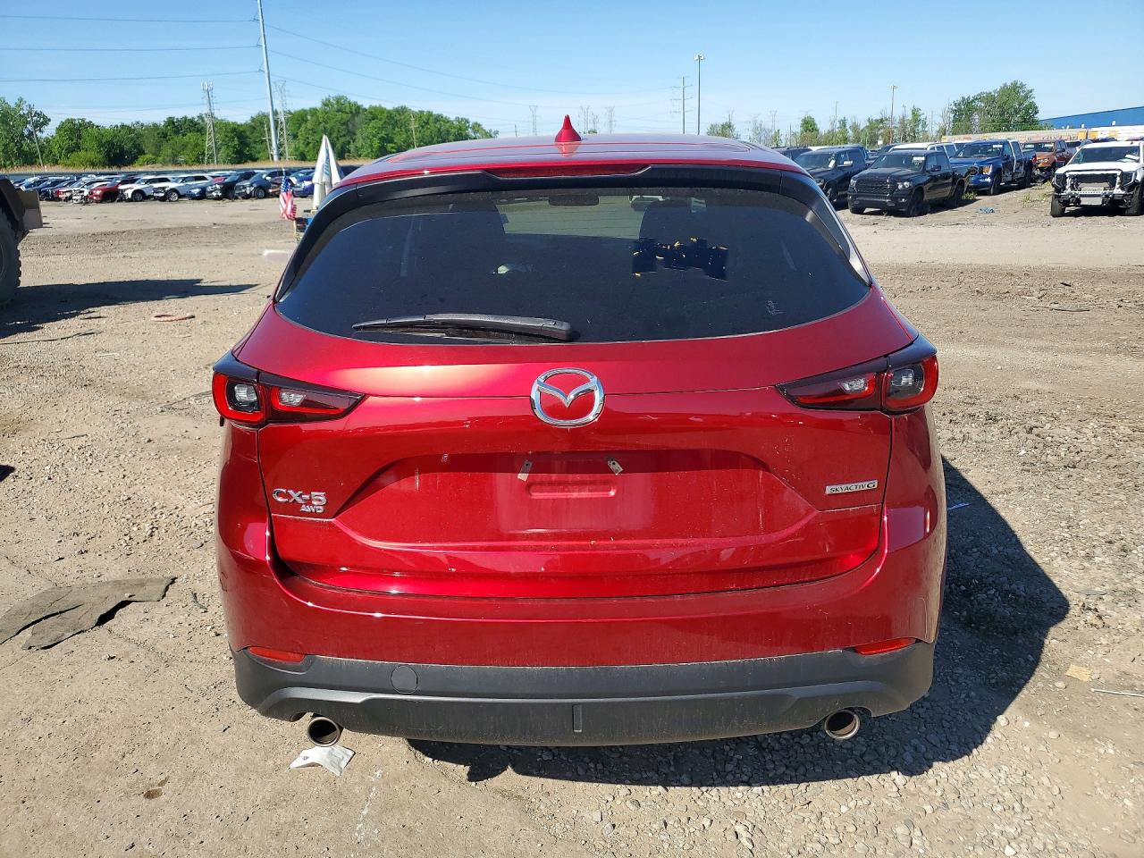 2022 Mazda Cx-5 Select Red vin: JM3KFBBM6N0606792