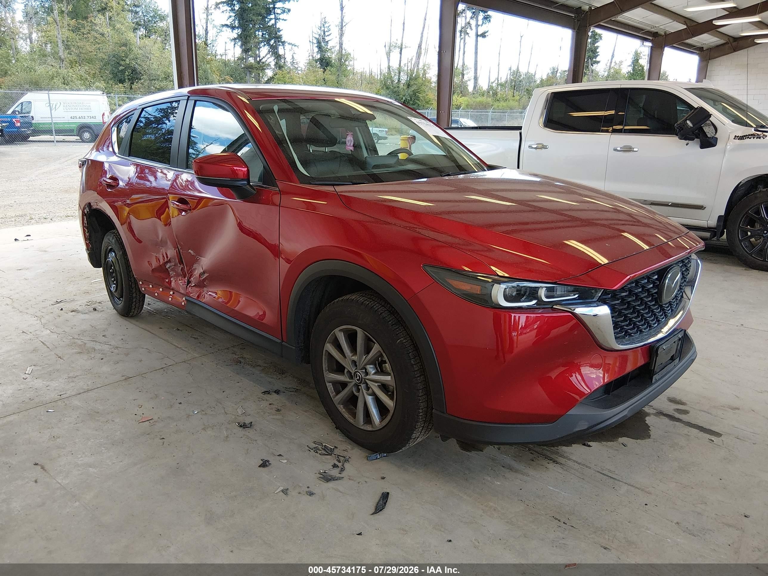 2023 Mazda Cx-5 2.5 S Select Фиолетовый vin: JM3KFBBM7P0148473