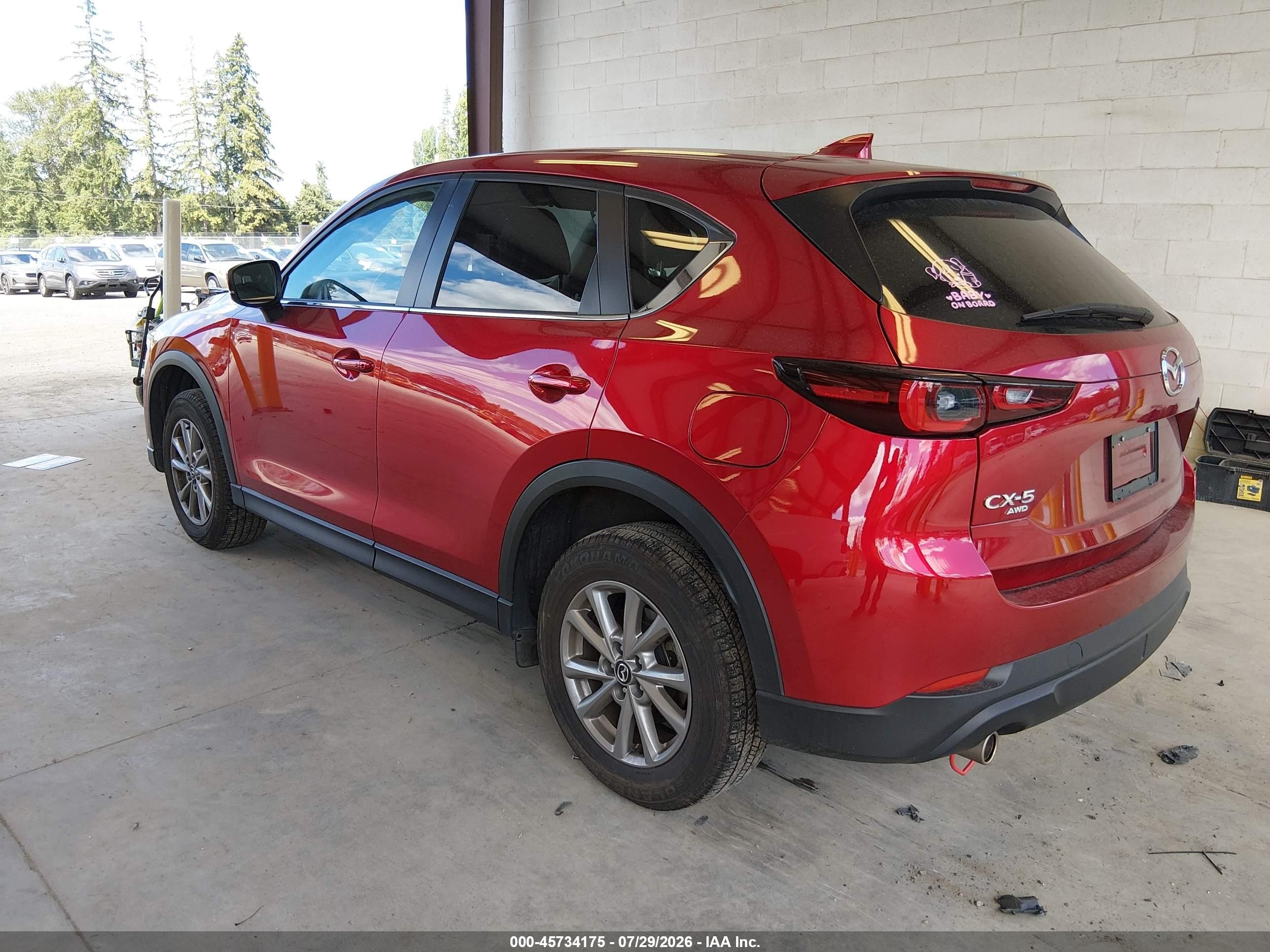 2023 Mazda Cx-5 2.5 S Select Фиолетовый vin: JM3KFBBM7P0148473