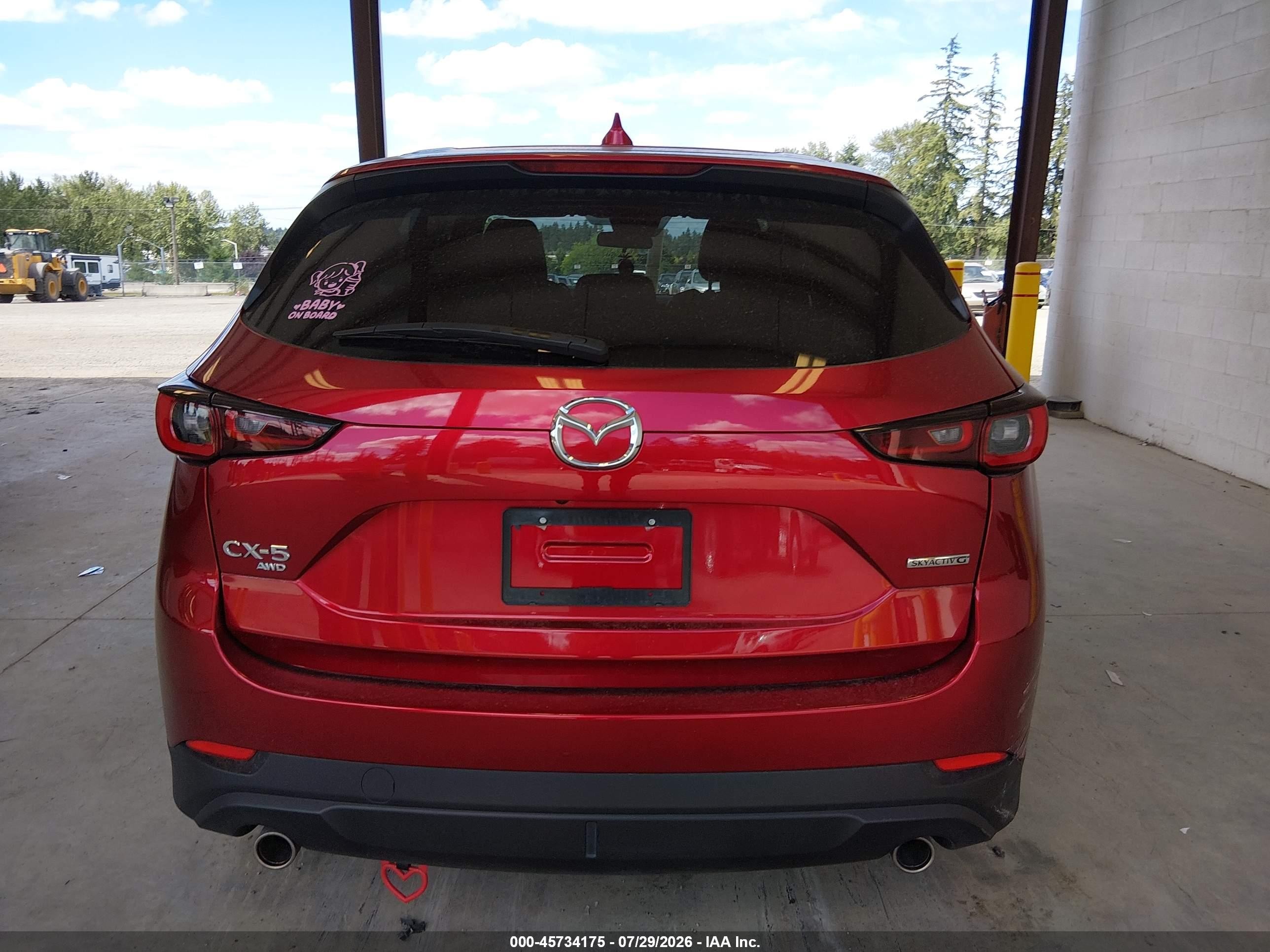 2023 Mazda Cx-5 2.5 S Select Фиолетовый vin: JM3KFBBM7P0148473