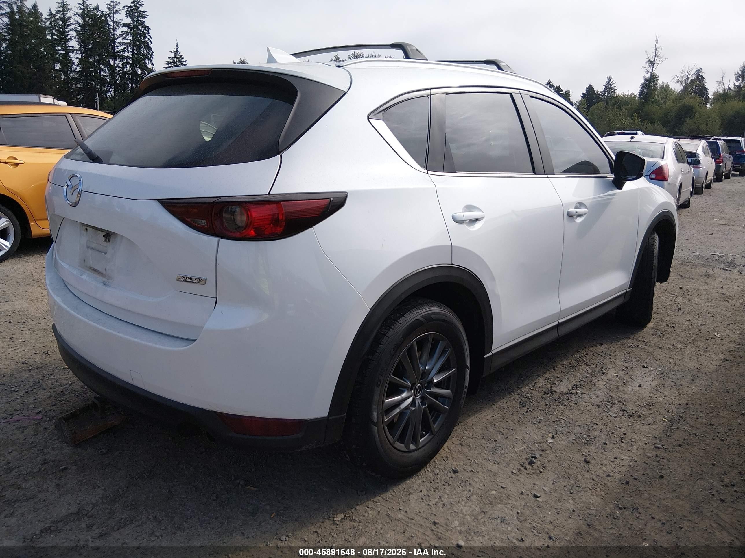 2017 Mazda Cx-5 Touring White vin: JM3KFBCL1H0114424