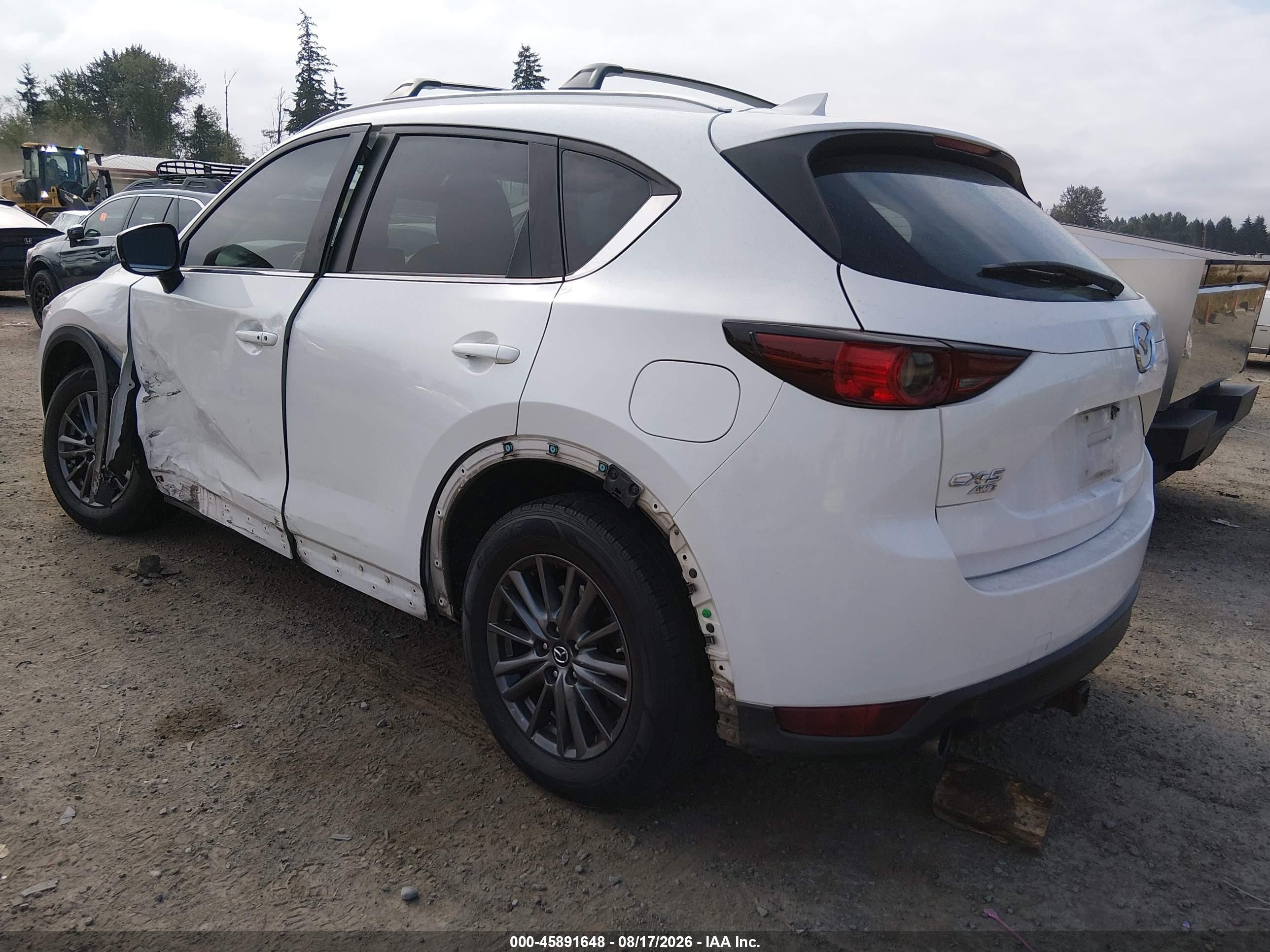 2017 Mazda Cx-5 Touring White vin: JM3KFBCL1H0114424