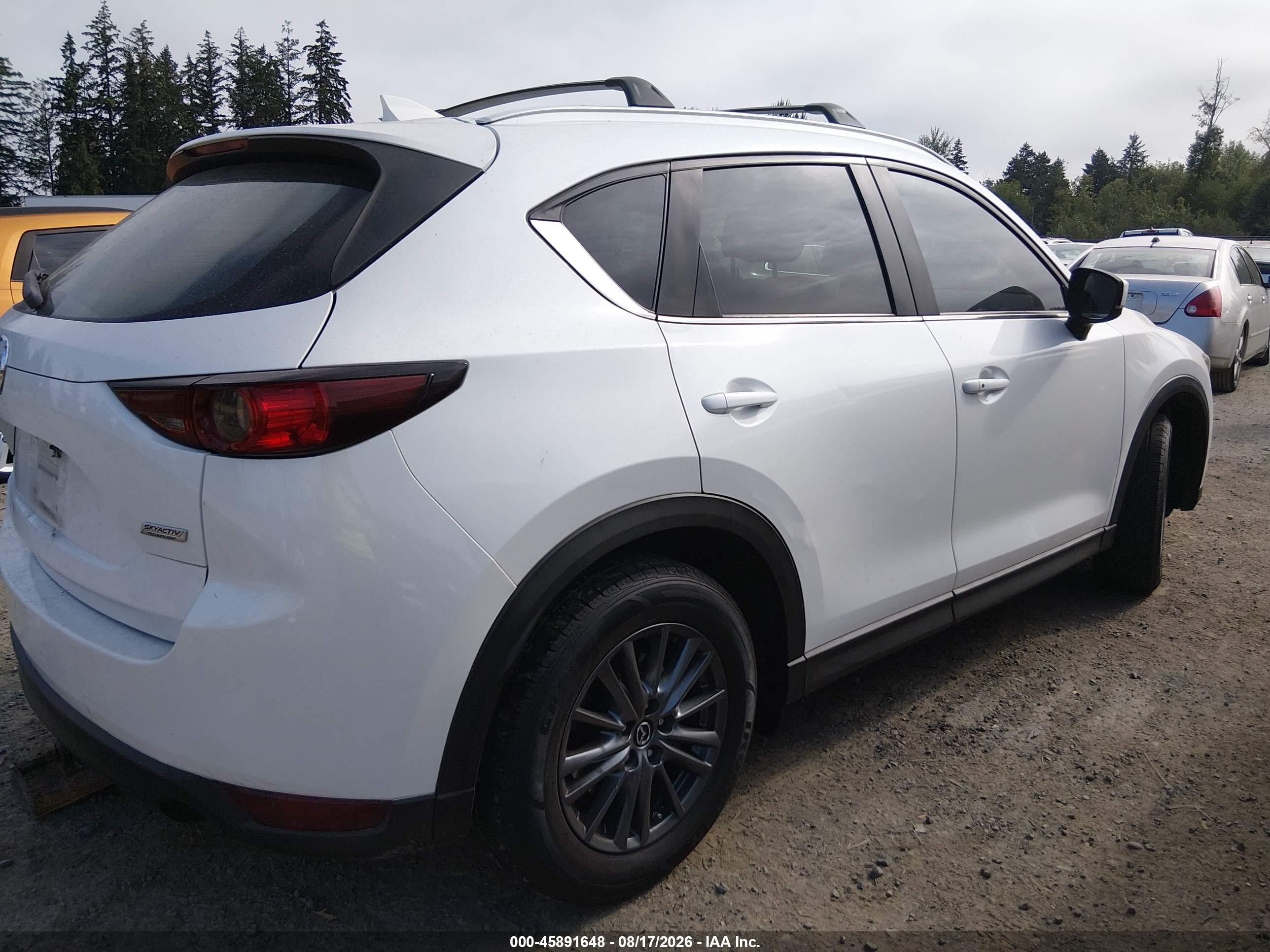 2017 Mazda Cx-5 Touring White vin: JM3KFBCL1H0114424