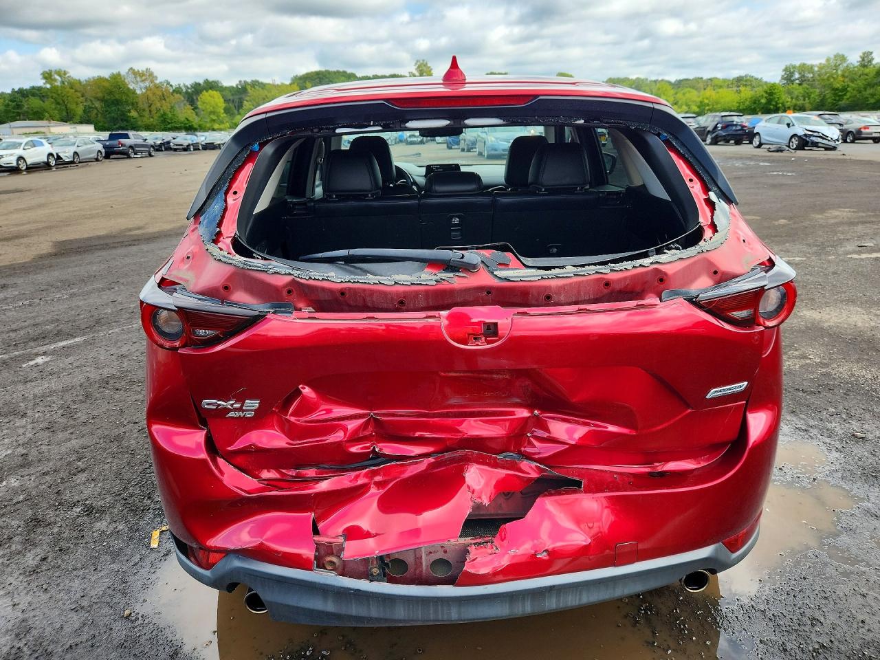 2017 Mazda Cx-5 Touring Red vin: JM3KFBCL4H0173371