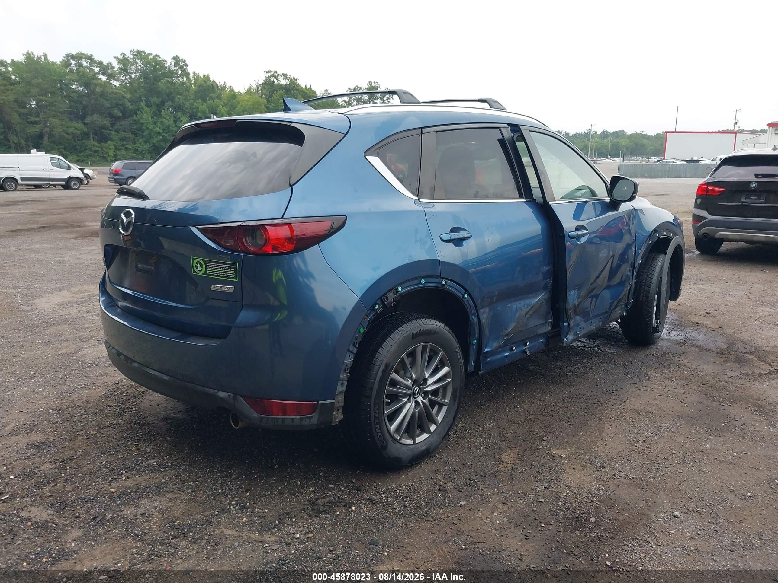 2017 Mazda Cx-5 Touring Blue vin: JM3KFBCL6H0203776