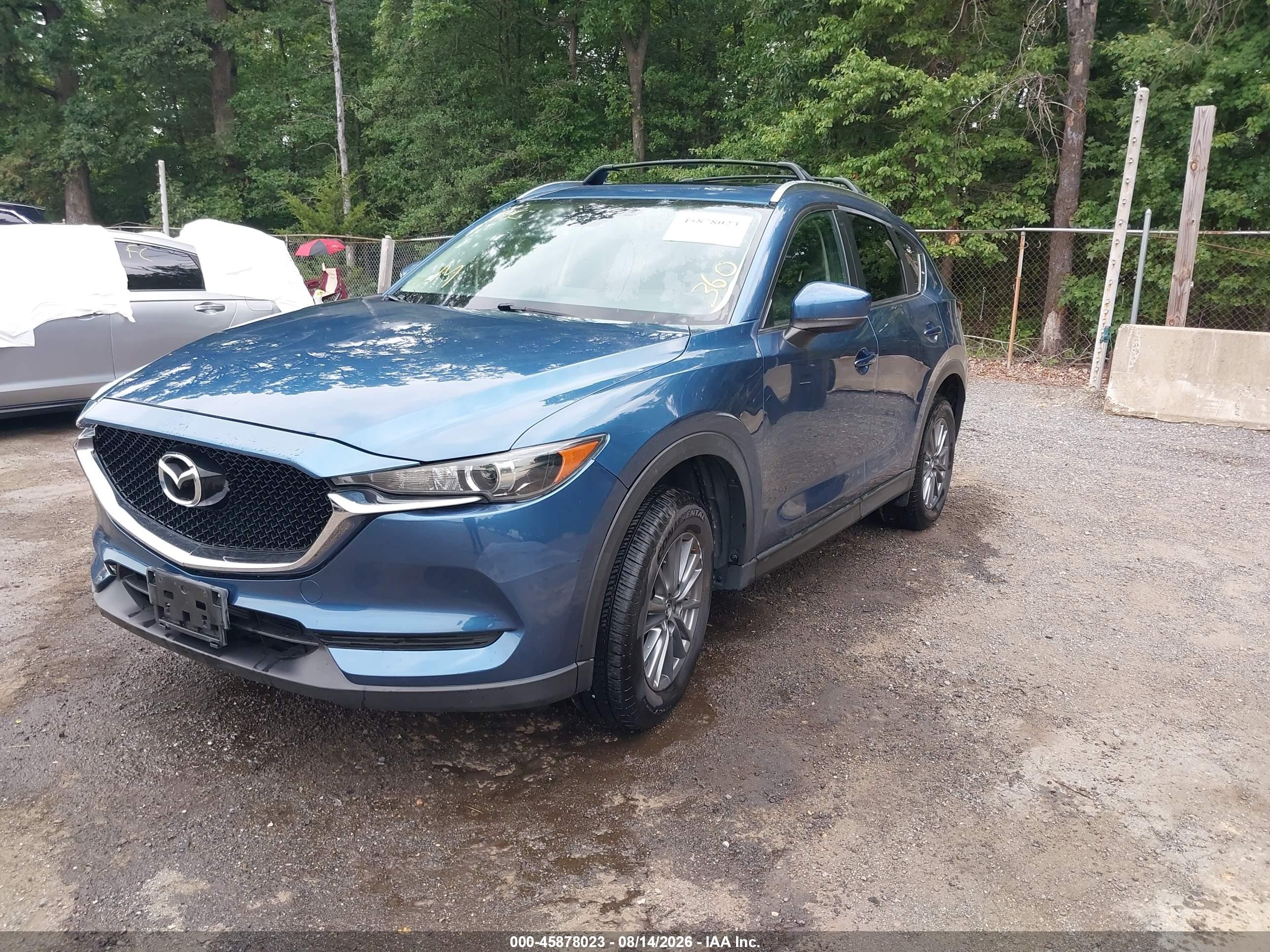 2017 Mazda Cx-5 Touring Blue vin: JM3KFBCL6H0203776