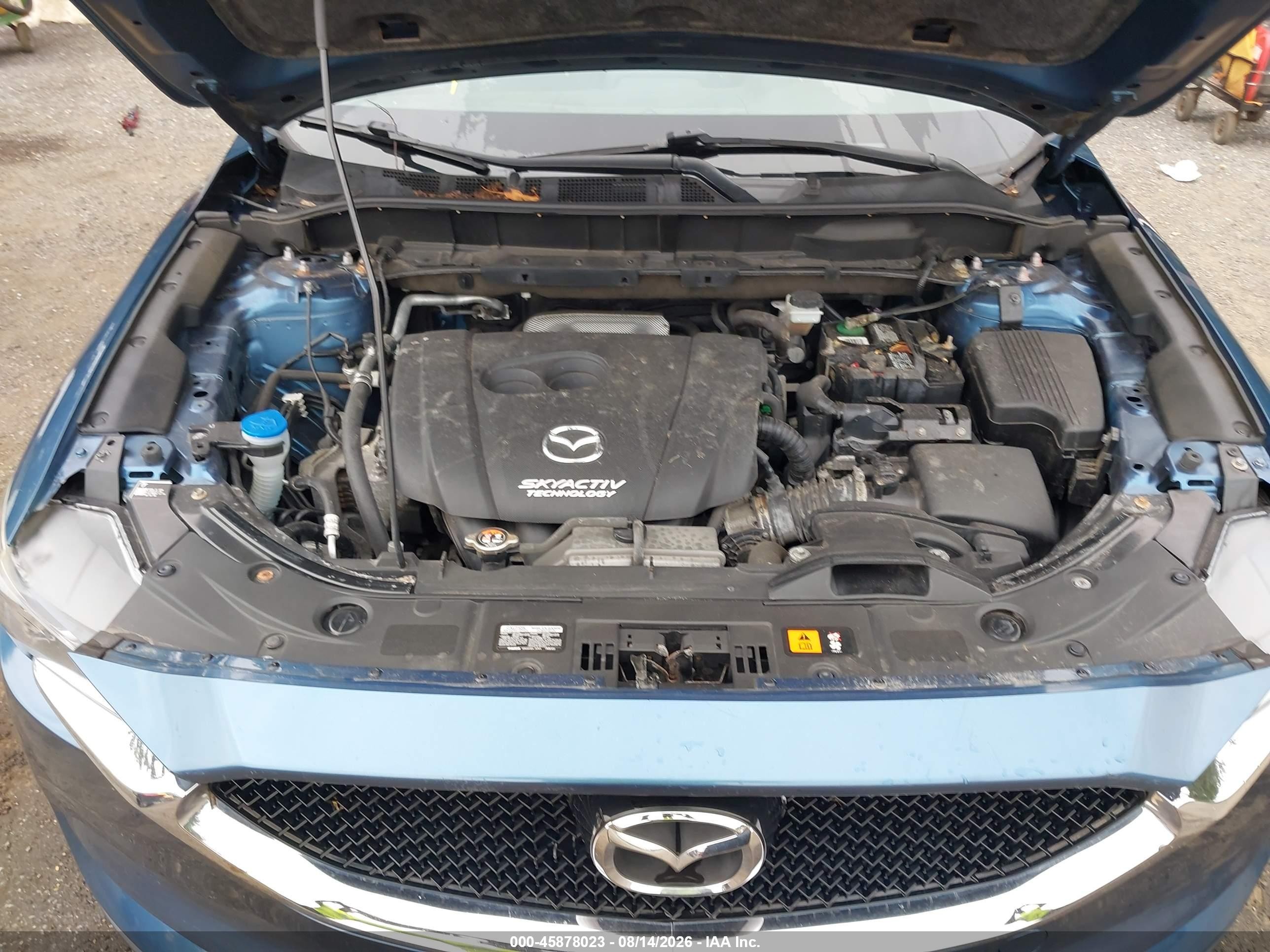 2017 Mazda Cx-5 Touring Blue vin: JM3KFBCL6H0203776