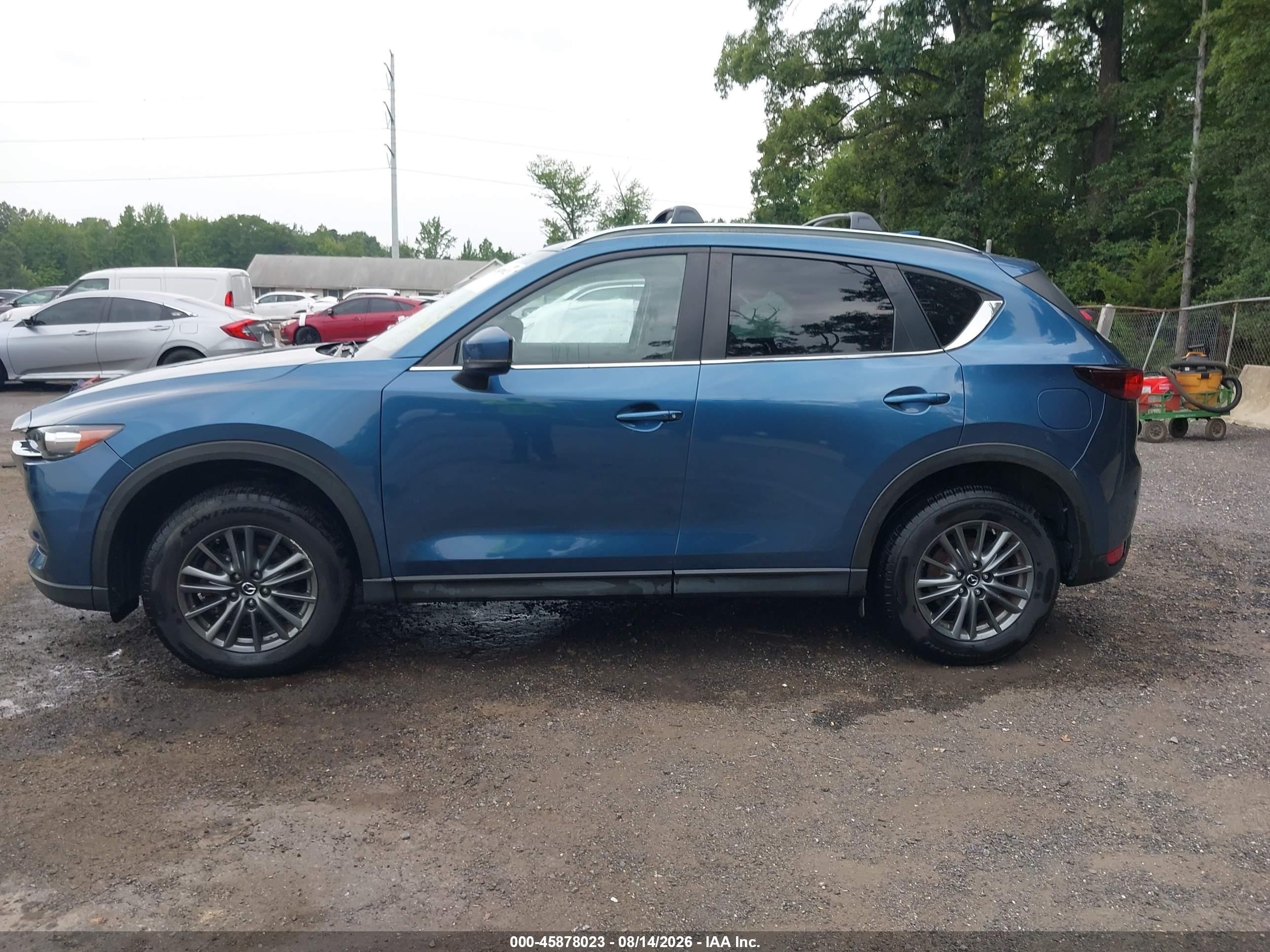 2017 Mazda Cx-5 Touring Blue vin: JM3KFBCL6H0203776