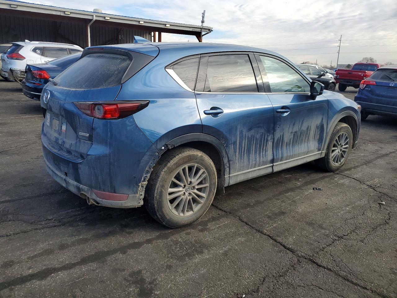 2017 Mazda Cx-5 Touring Blue vin: JM3KFBCL8H0107938