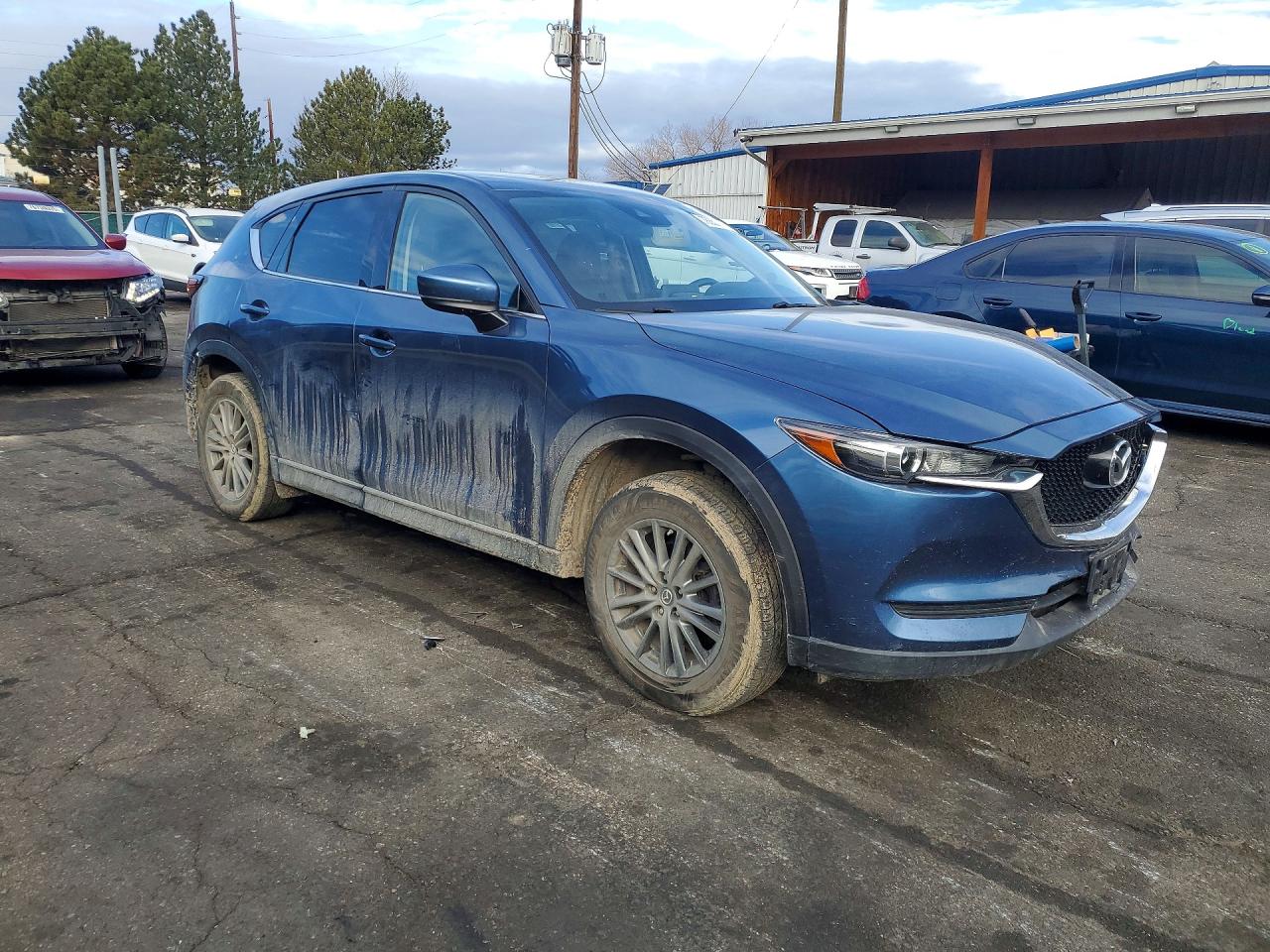 2017 Mazda Cx-5 Touring Blue vin: JM3KFBCL8H0107938