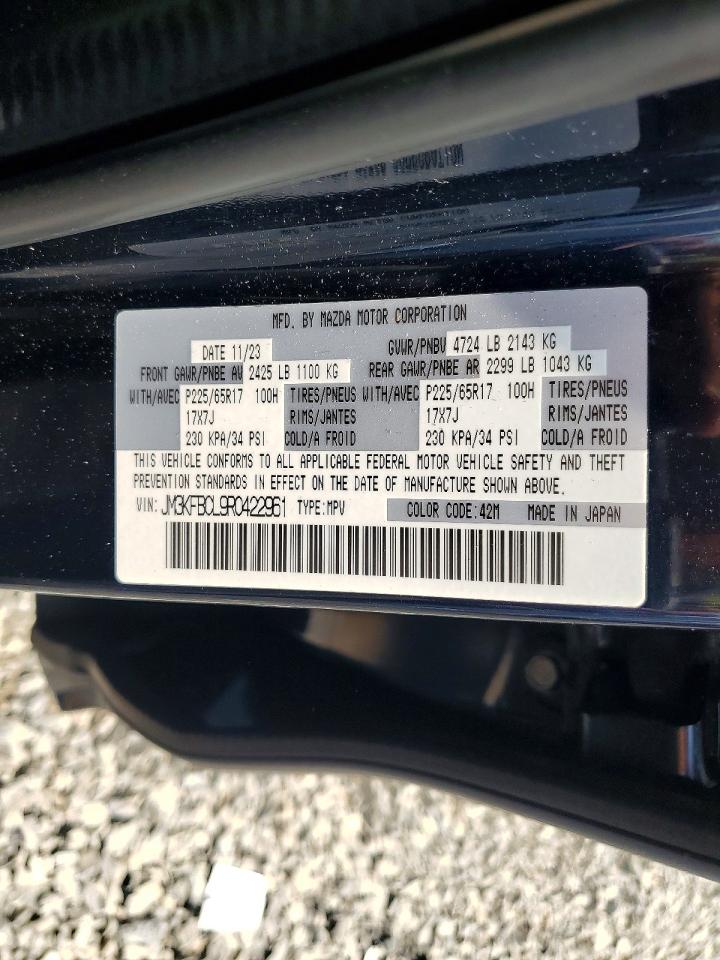 2024 Mazda Cx-5 Preferred Blue vin: JM3KFBCL9R0422961