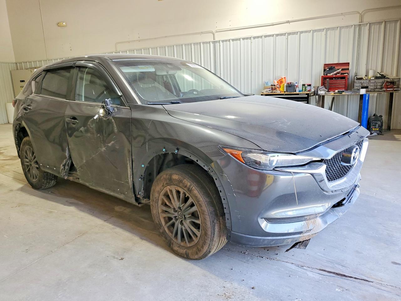 2017 Mazda Cx-5 Touring Gray vin: JM3KFBCLXH0167686