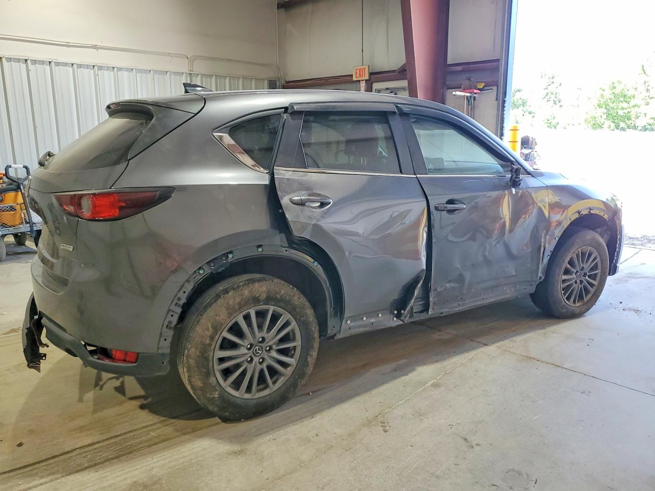 2017 Mazda Cx-5 Touring Gray vin: JM3KFBCLXH0167686