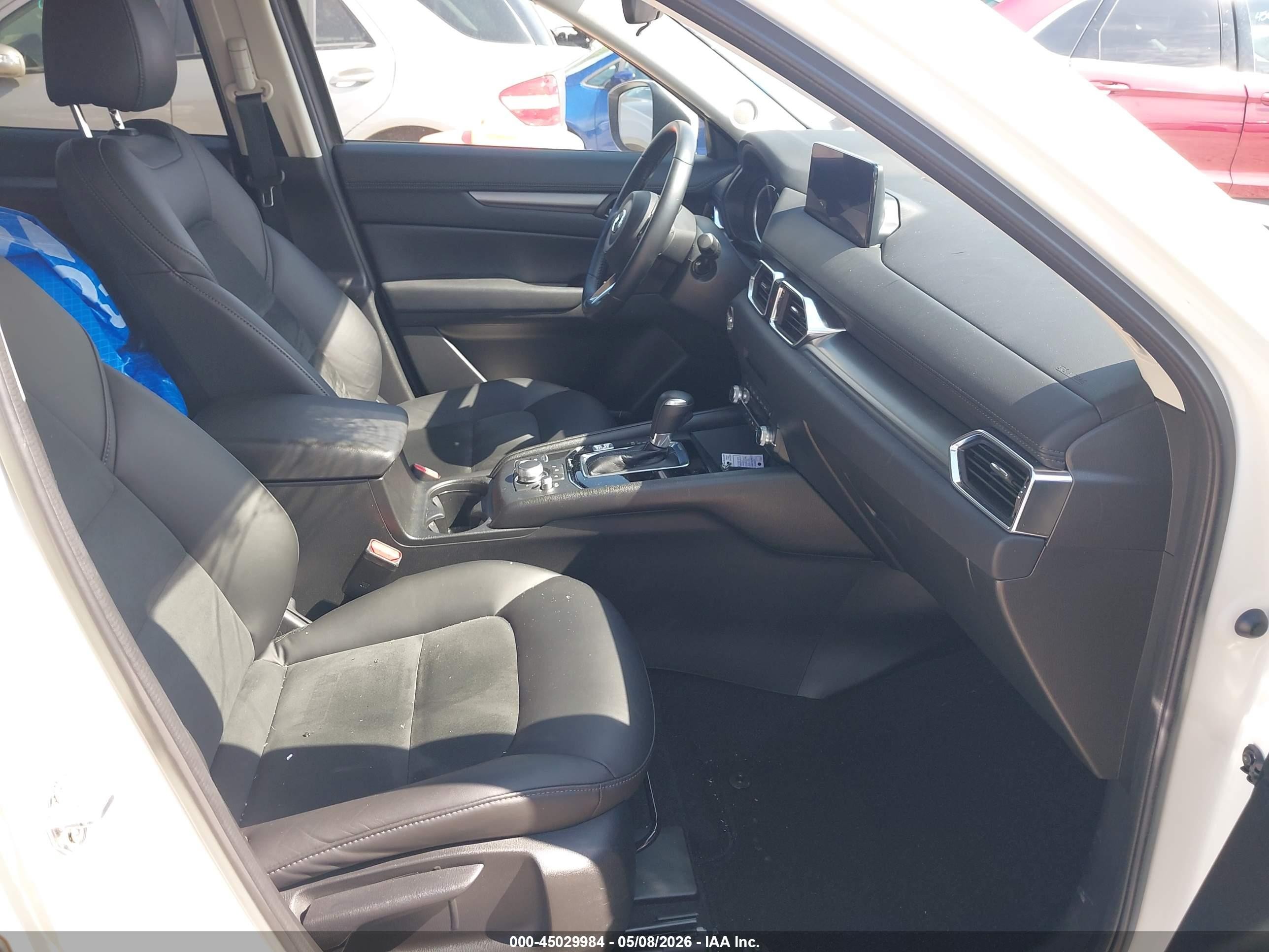 2021 Mazda Cx-5 Touring White vin: JM3KFBCM0M0320871