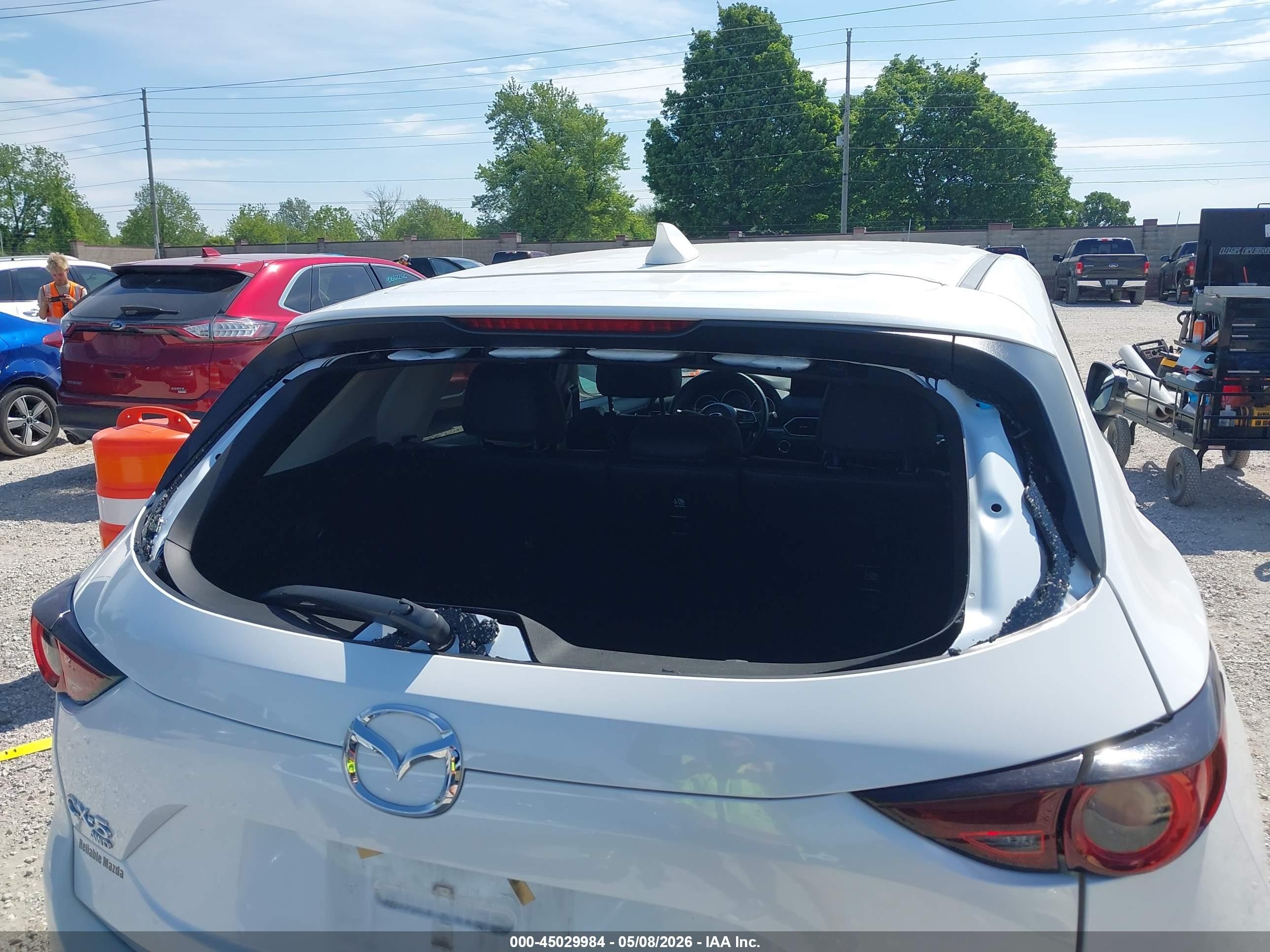 2021 Mazda Cx-5 Touring White vin: JM3KFBCM0M0320871