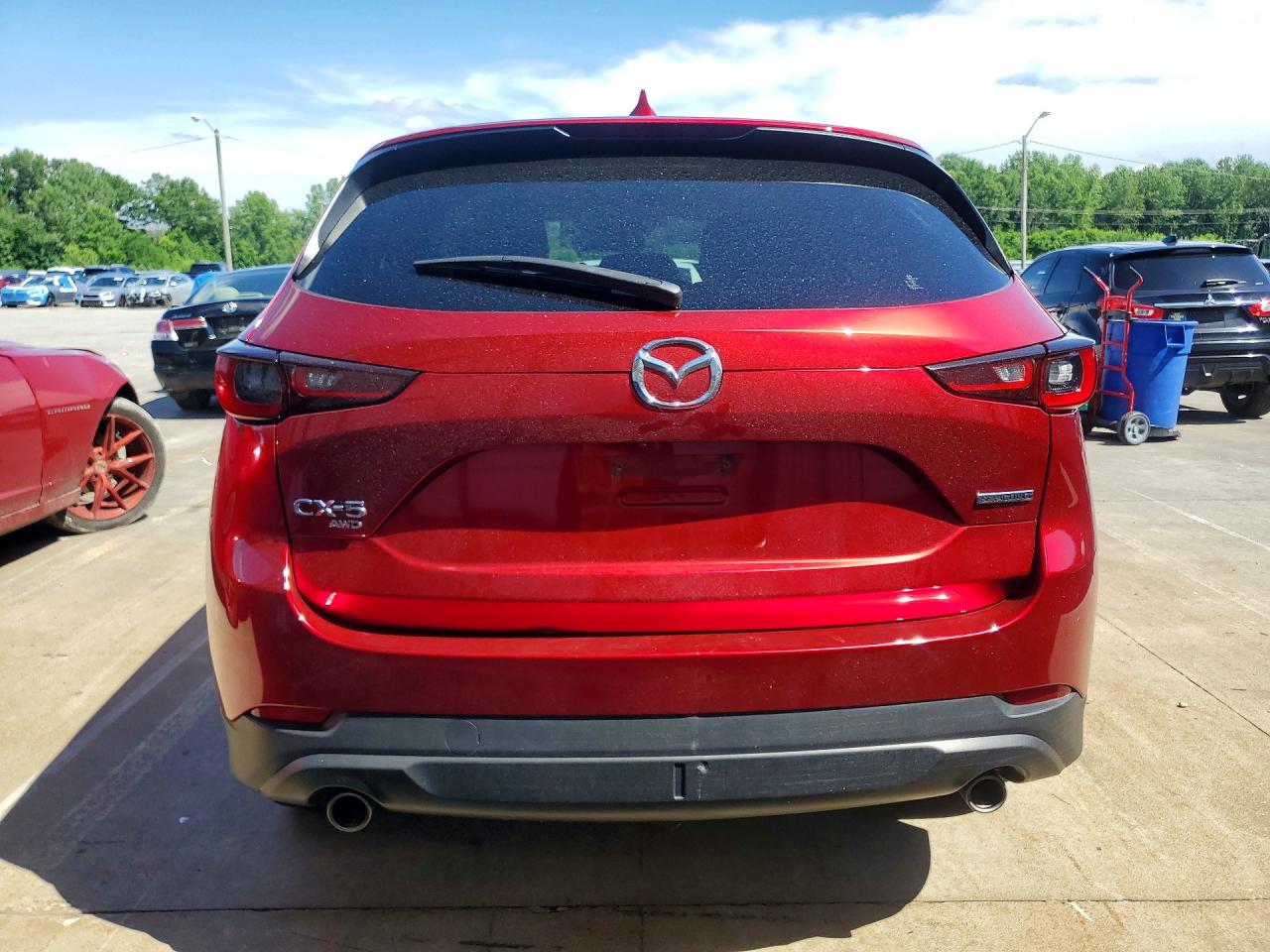 2022 Mazda Cx-5 Preferred Red vin: JM3KFBCM0N1584670