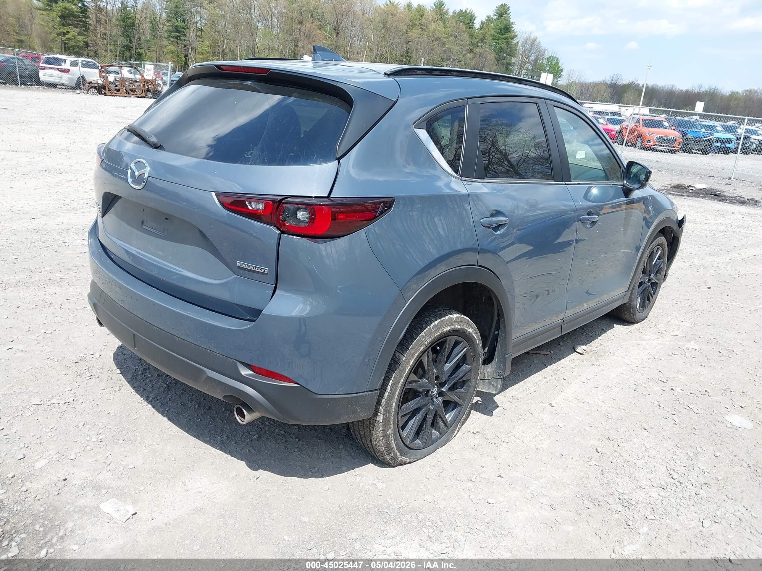2022 Mazda Cx-5 2.5 S Carbon Edition Gray vin: JM3KFBCM1N1560488