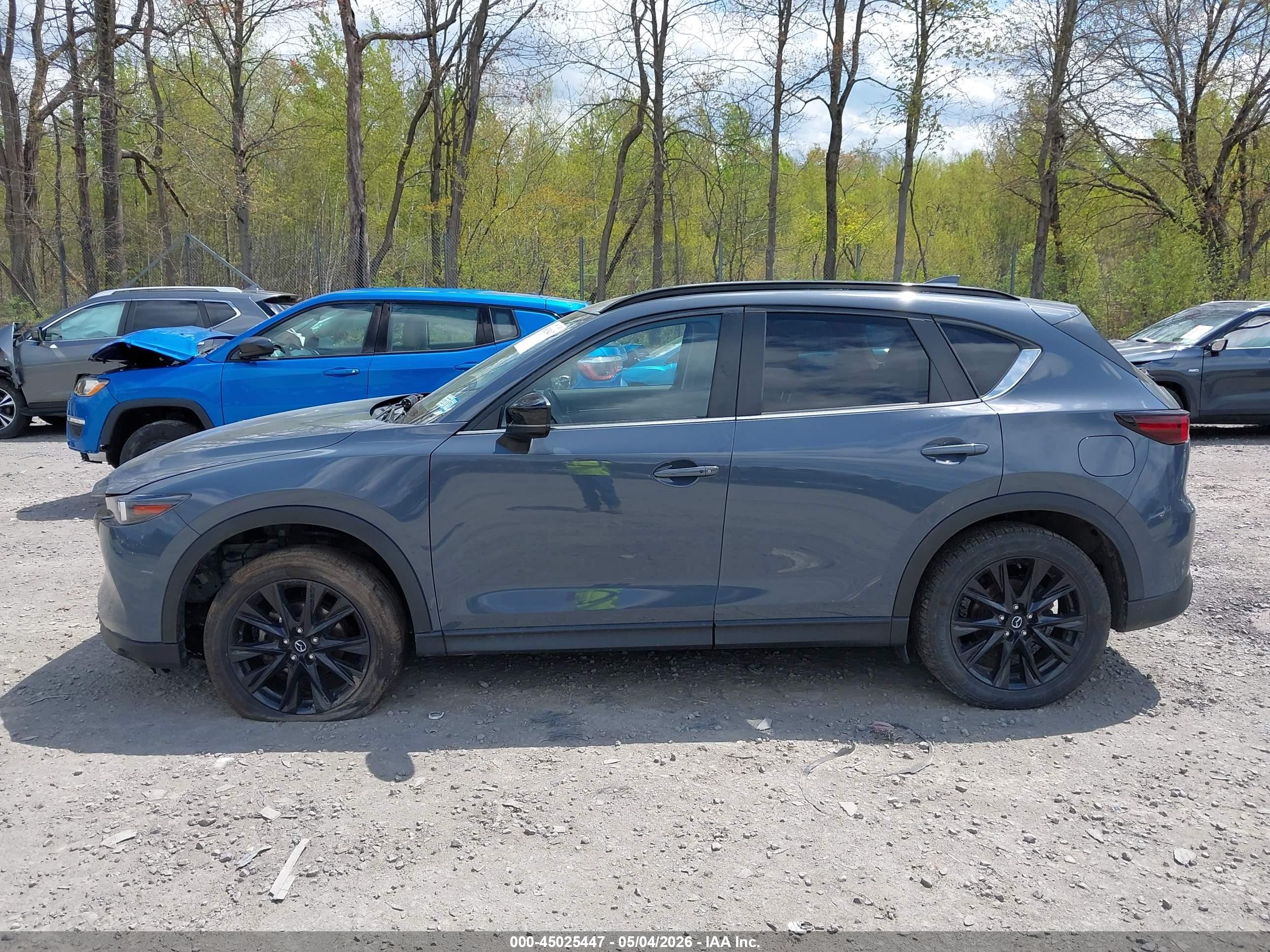 2022 Mazda Cx-5 2.5 S Carbon Edition Gray vin: JM3KFBCM1N1560488